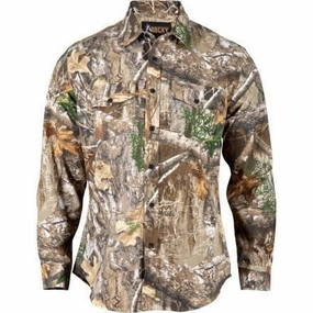 handmade touch Rocky Mens Prohunter Button Down Twill Realtree Edge 100% Cotton L/S Shirt