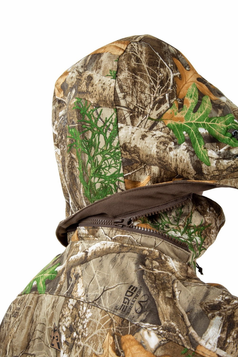 Double Layer Protection Smooth Glide Fasteners Rocky Mens Stratum Waterproof Realtree Edge Polyester Softshell Jacket