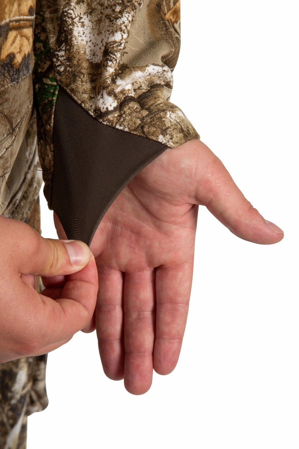 Double Stitch Reinforcement Rocky Mens Stratum Waterproof Realtree Edge Polyester Softshell Jacket