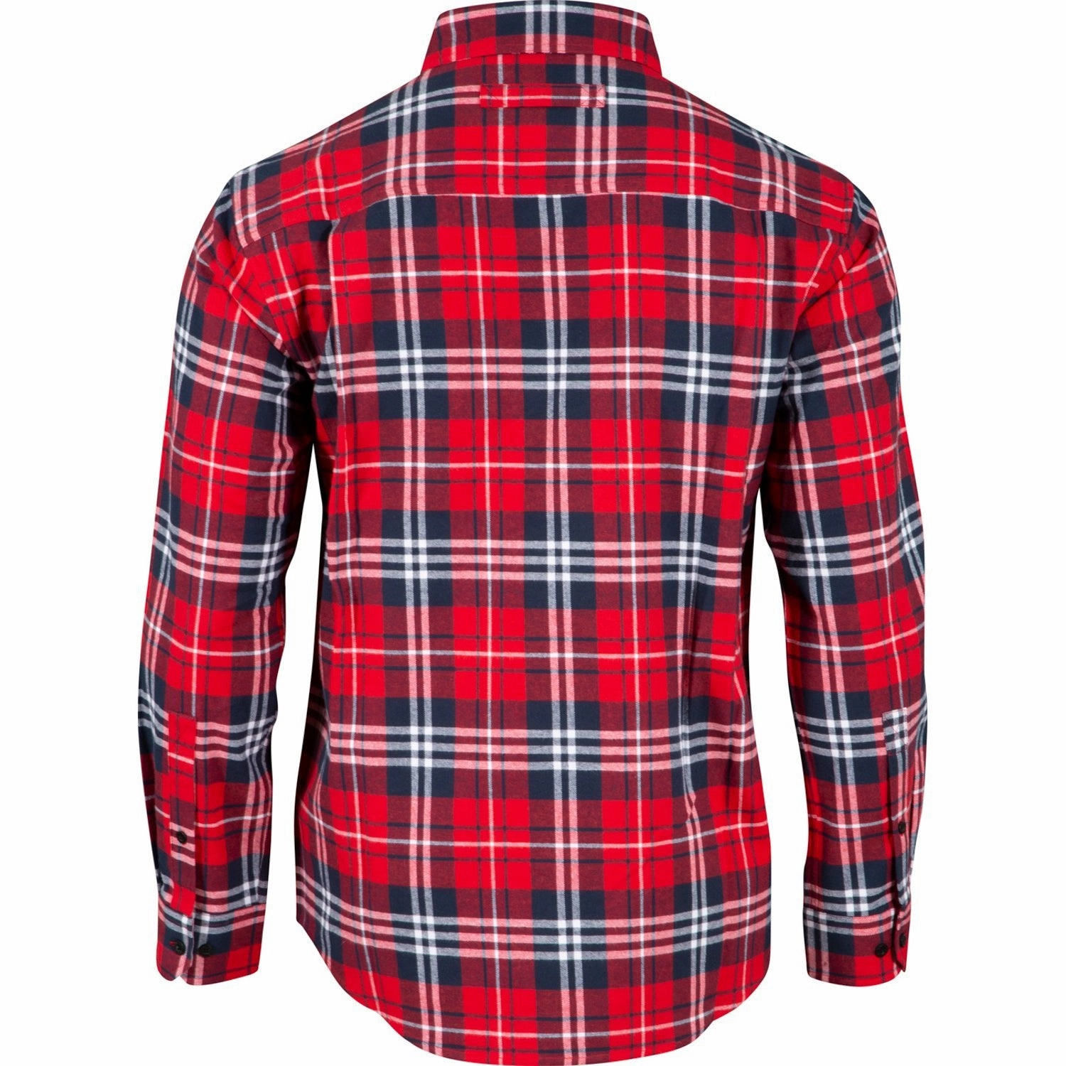 Rocky Mens Worksmart Button Down Red Plaid 100% Cotton L/S Shirt family gathering Smooth Texture