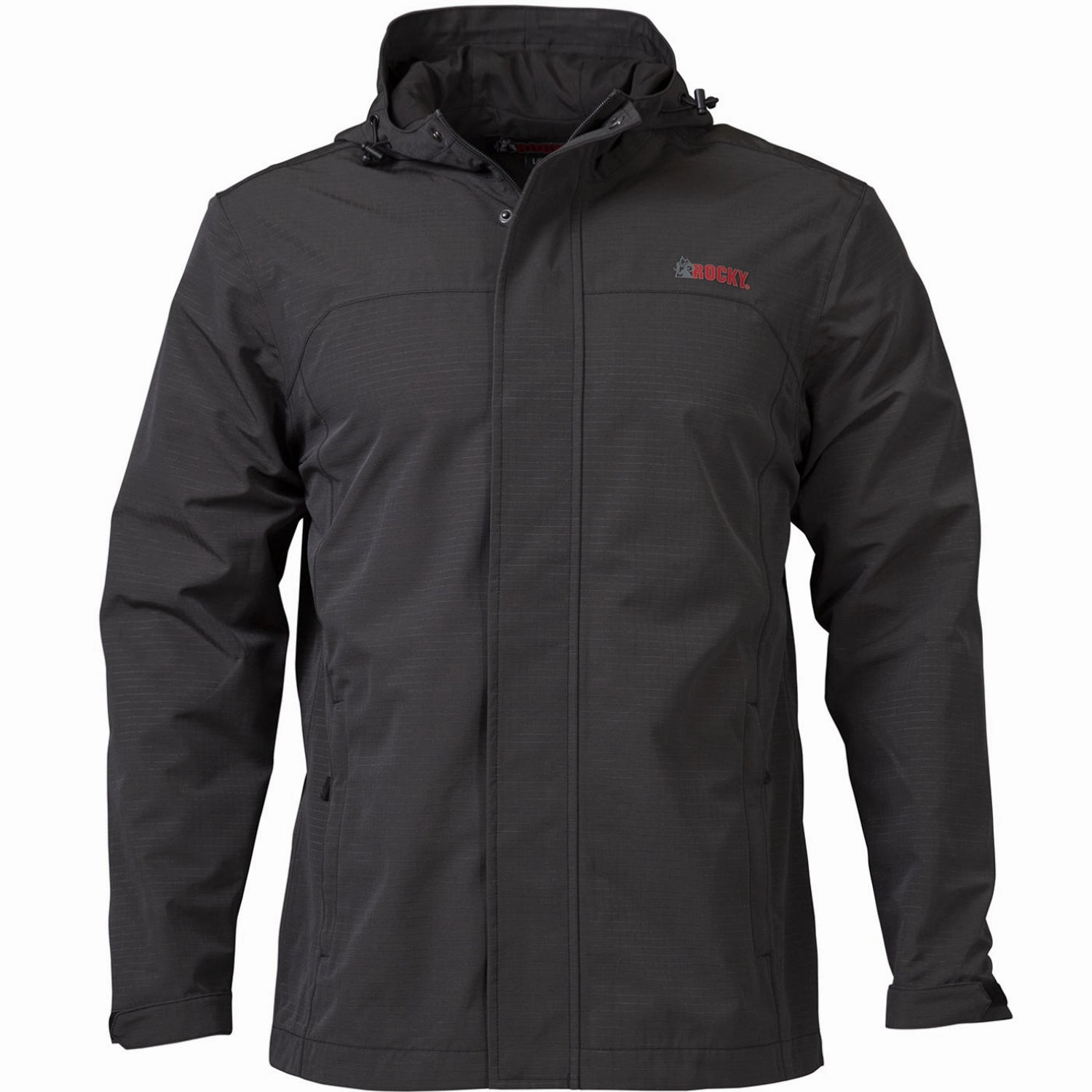 Heat Resistant Fabric Stand Collar Rocky Mens Worksmart Chore Black 100% Cotton Coat