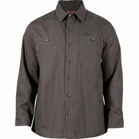 Rocky Mens Worksmart Jacket Cobalt 100% Cotton L/S Shirt Youthful Appeal Sustainable Choice