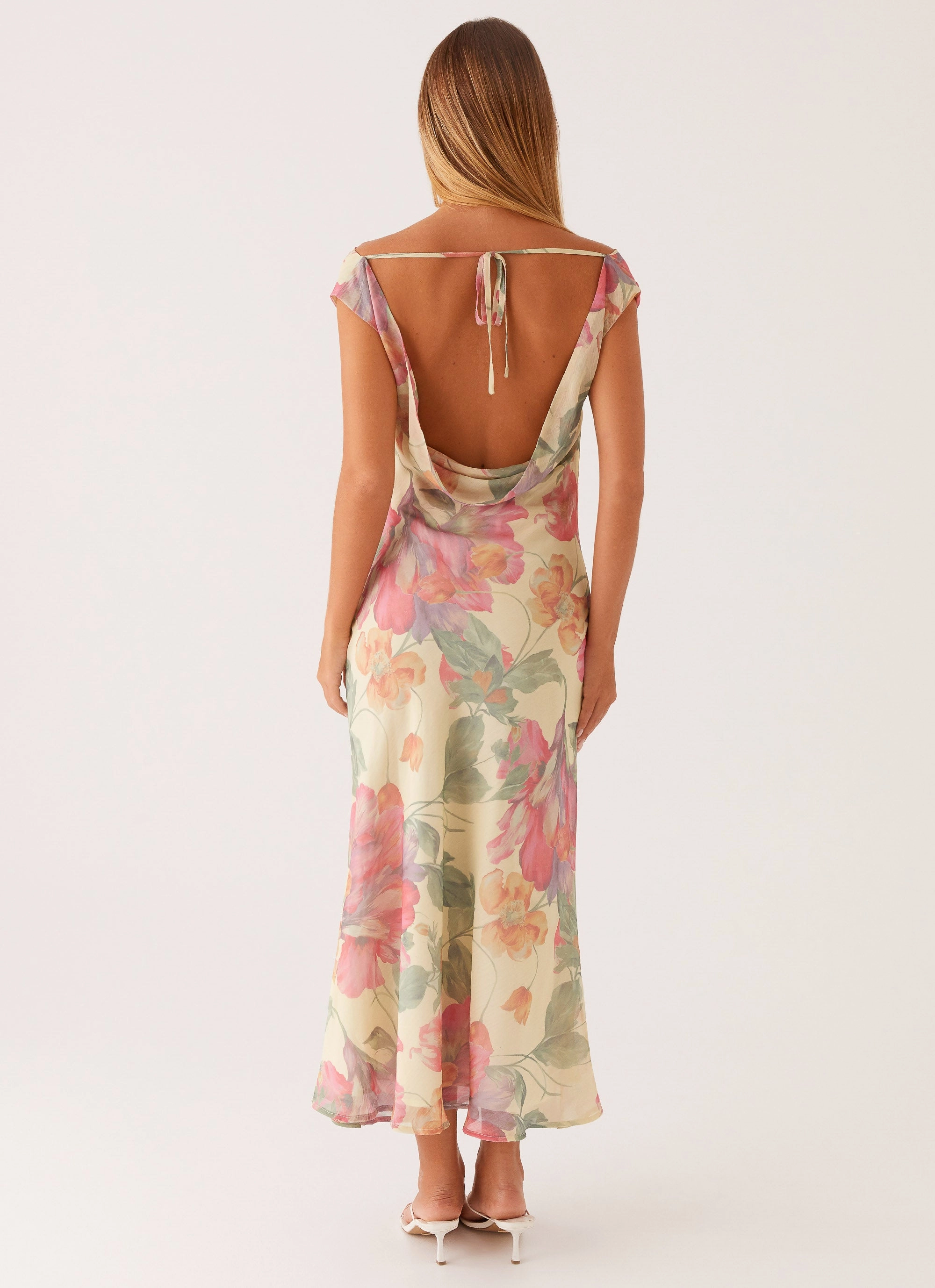 Vegan Fabric Role Model Maxi Dress - Yellow Peony