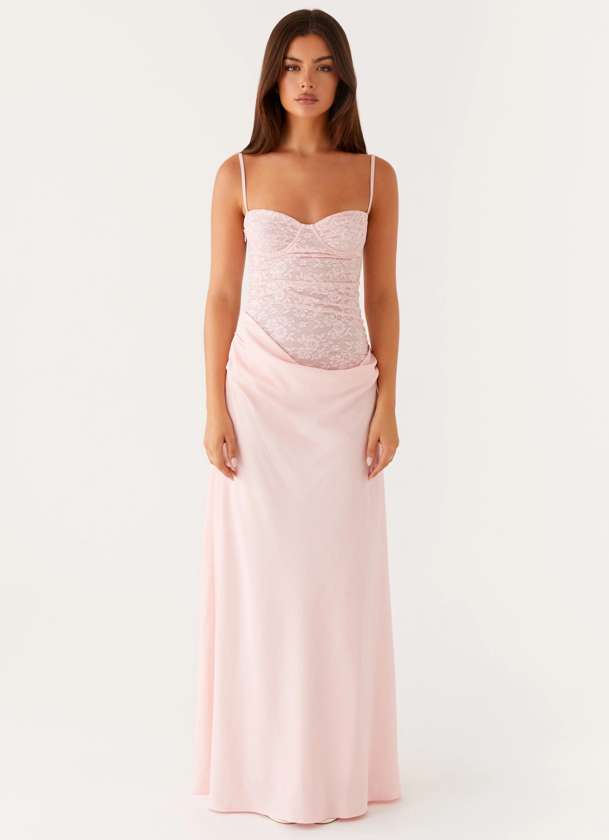 Romy Maxi Dress - Pink Fashion Event All-Weather Protection