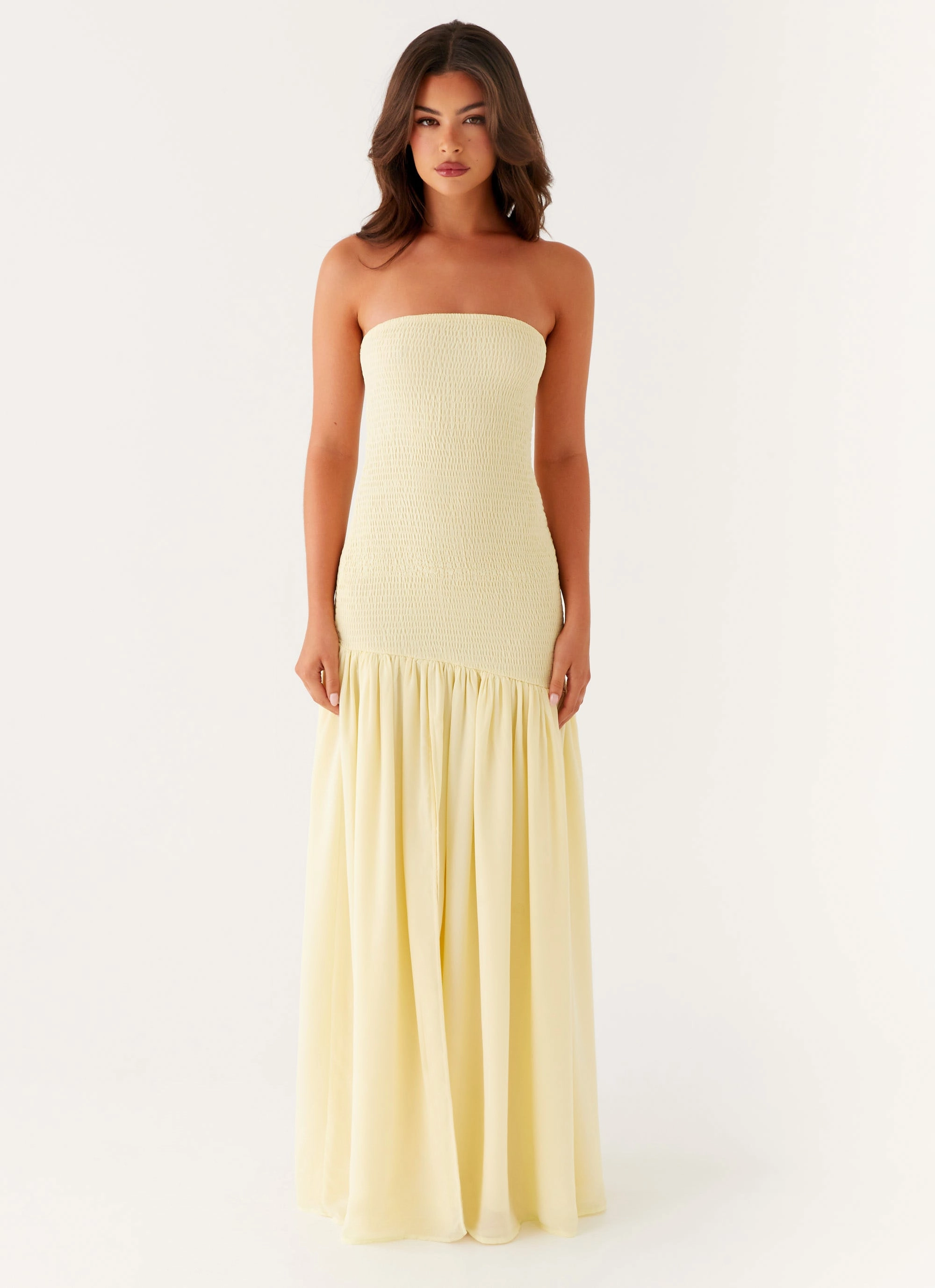 All-Season Coat Royce Maxi Dress - Yellow