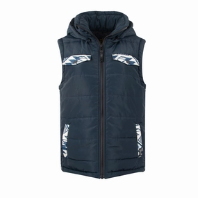 STS Ranchwear Womens Crazy Jane Navy 100% Polyester Softshell Vest Thermal Insulated Light Reflective Logos