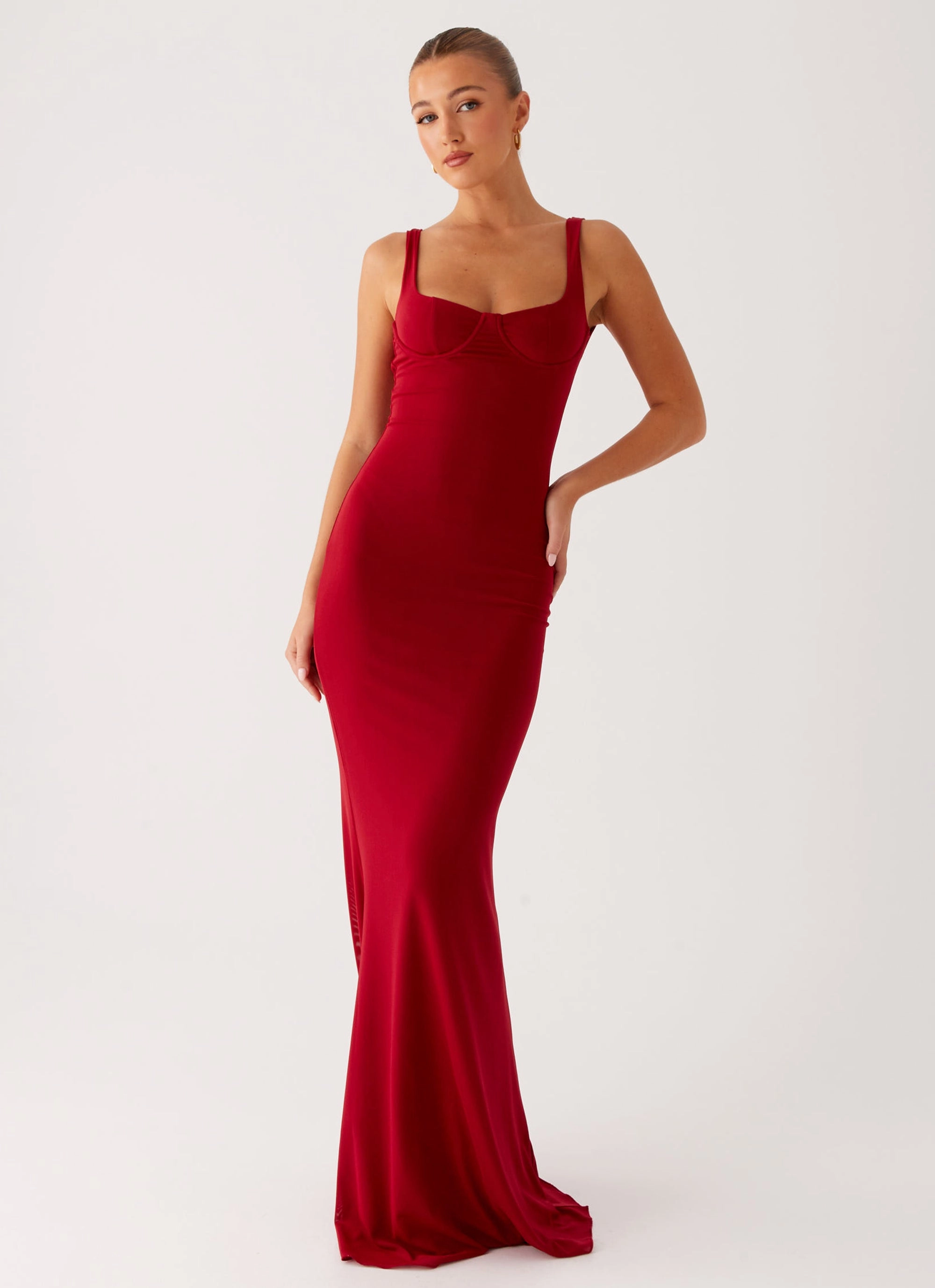 Urban Cool Safiya Maxi Dress - Maroon