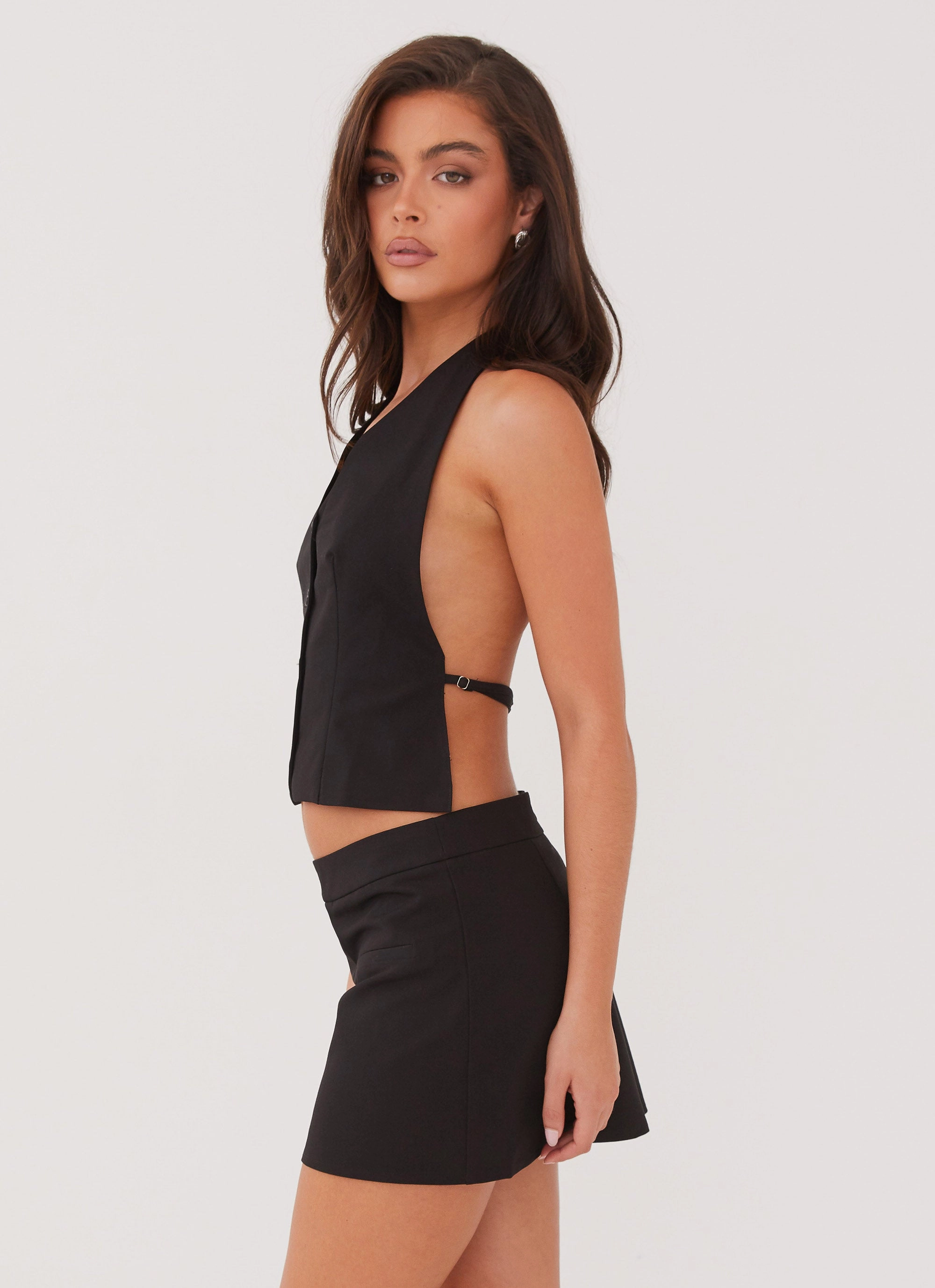 Meditation fictional Sarah Mini Skirt - Black