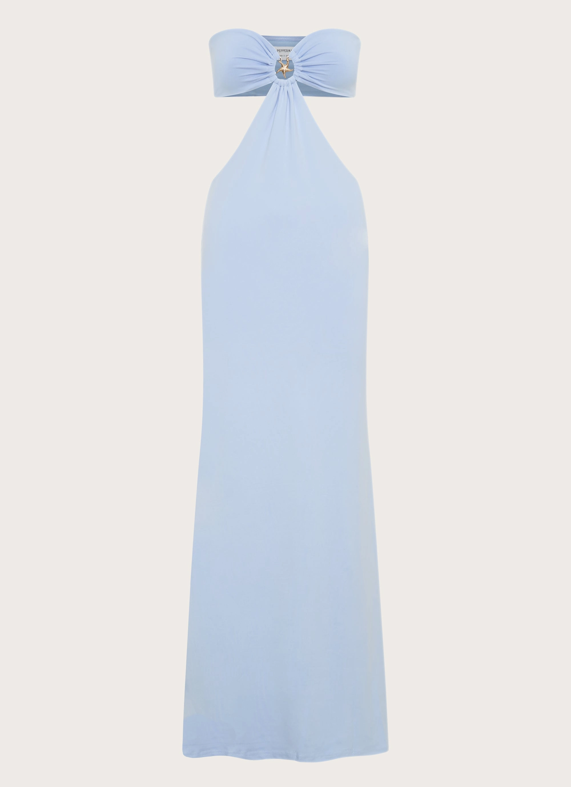 Rain Resistant Coat Light Coat Tatiana Maxi Dress - Blue