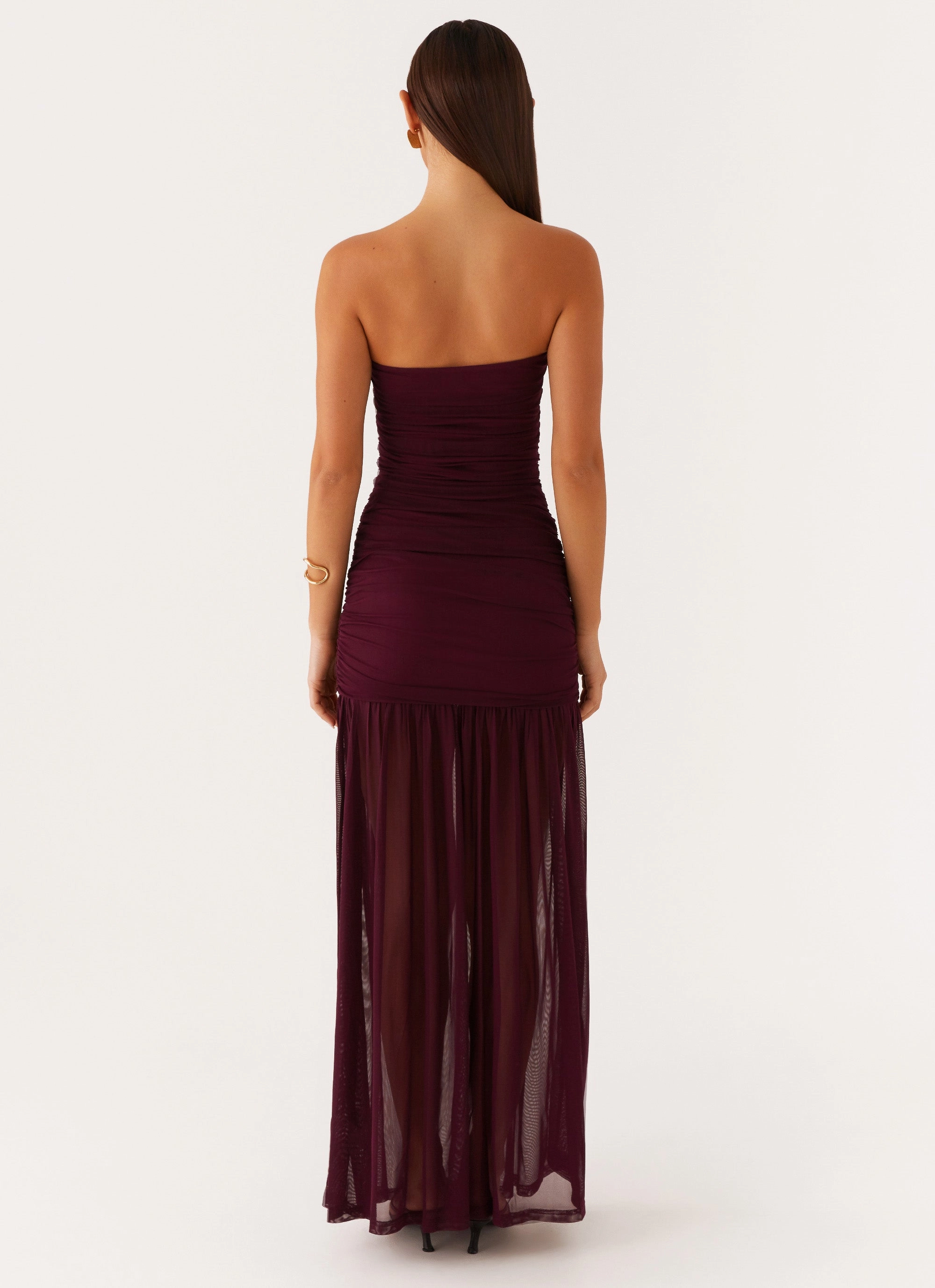 Timeless Outerwear Savaya Maxi Dress - Mulberry