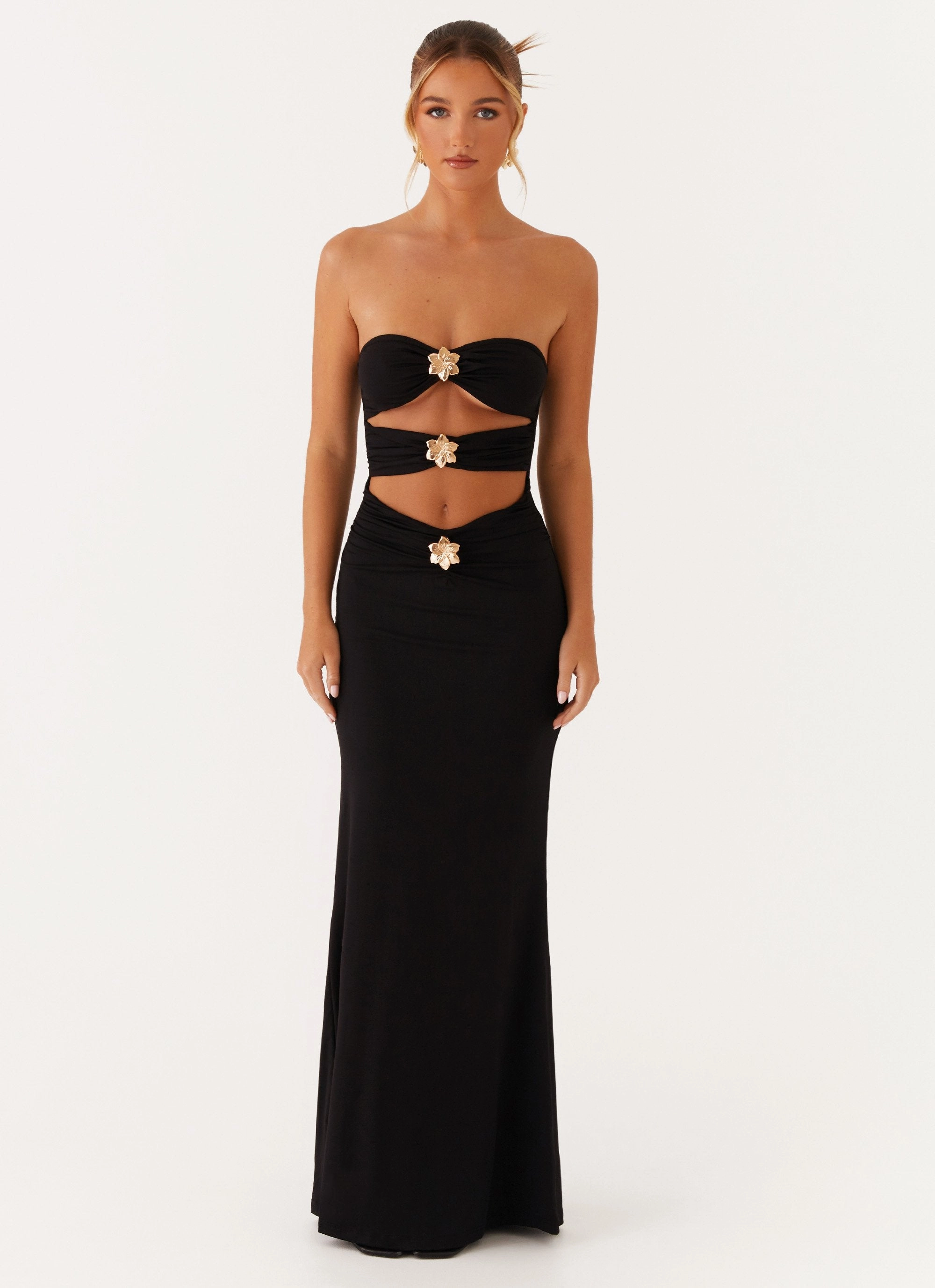 Save Me Maxi Dress - Black Warm Layering