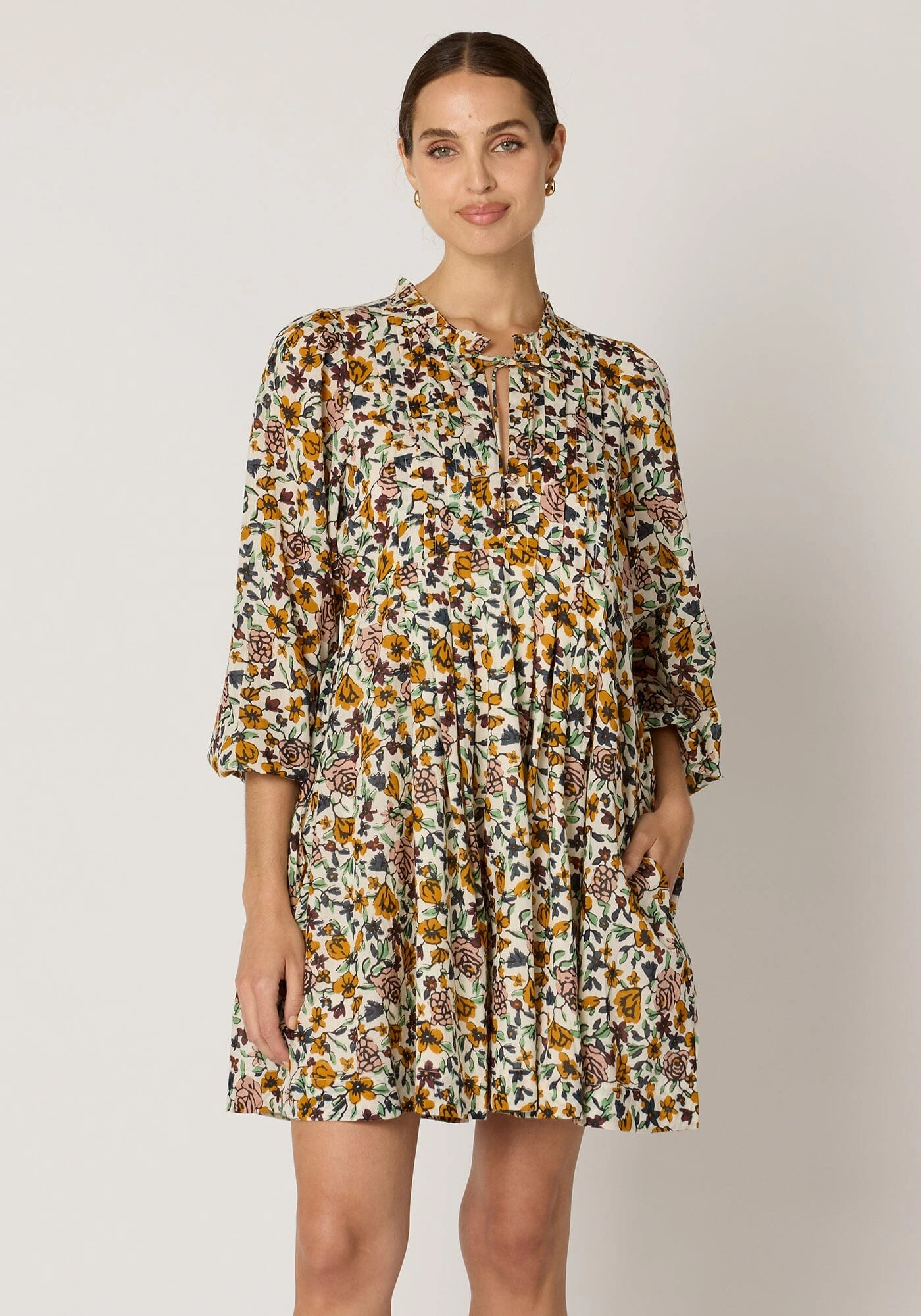 Scarlet Mini Dress | Wild Cosmos Comfy Comfort