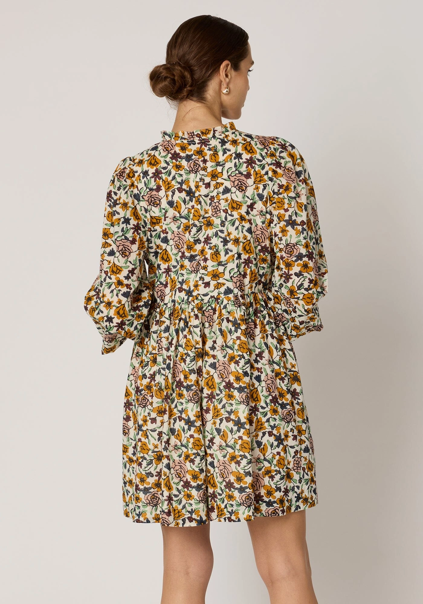 Scarlet Mini Dress | Wild Cosmos Elegant Silhouette