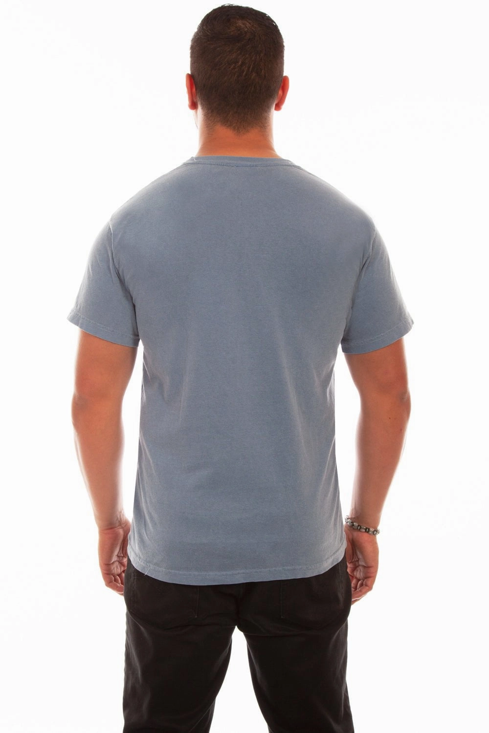 Graphic Art Minimalist Design Scully Mens Blue Jean 100% Cotton Classic S/S T-Shirt