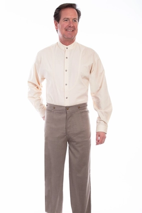 Scully Mens Brown Cotton Blend Rangewear Pants 38 Relaxed Design Refined fit