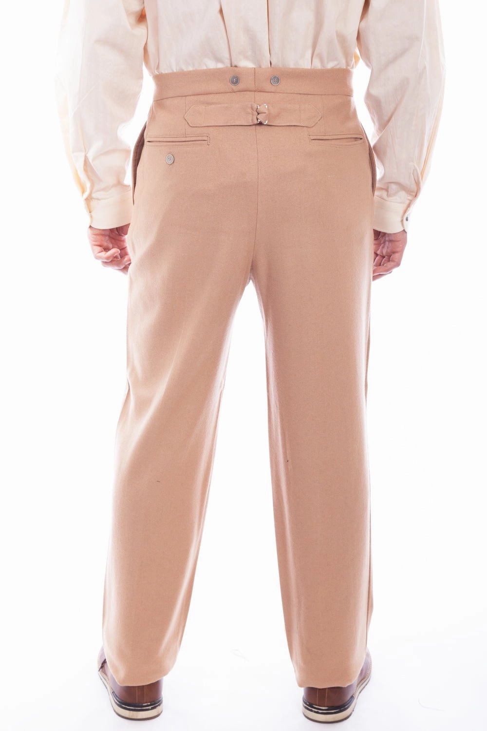 BreathableKnit Fabric Scully Mens Burgundy Wool Blend Dress Trousers