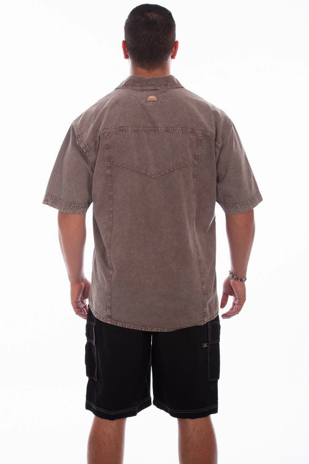 Scully Mens Lt Washed Denim 100% Cotton Trac S/S Shirt Unisex Option