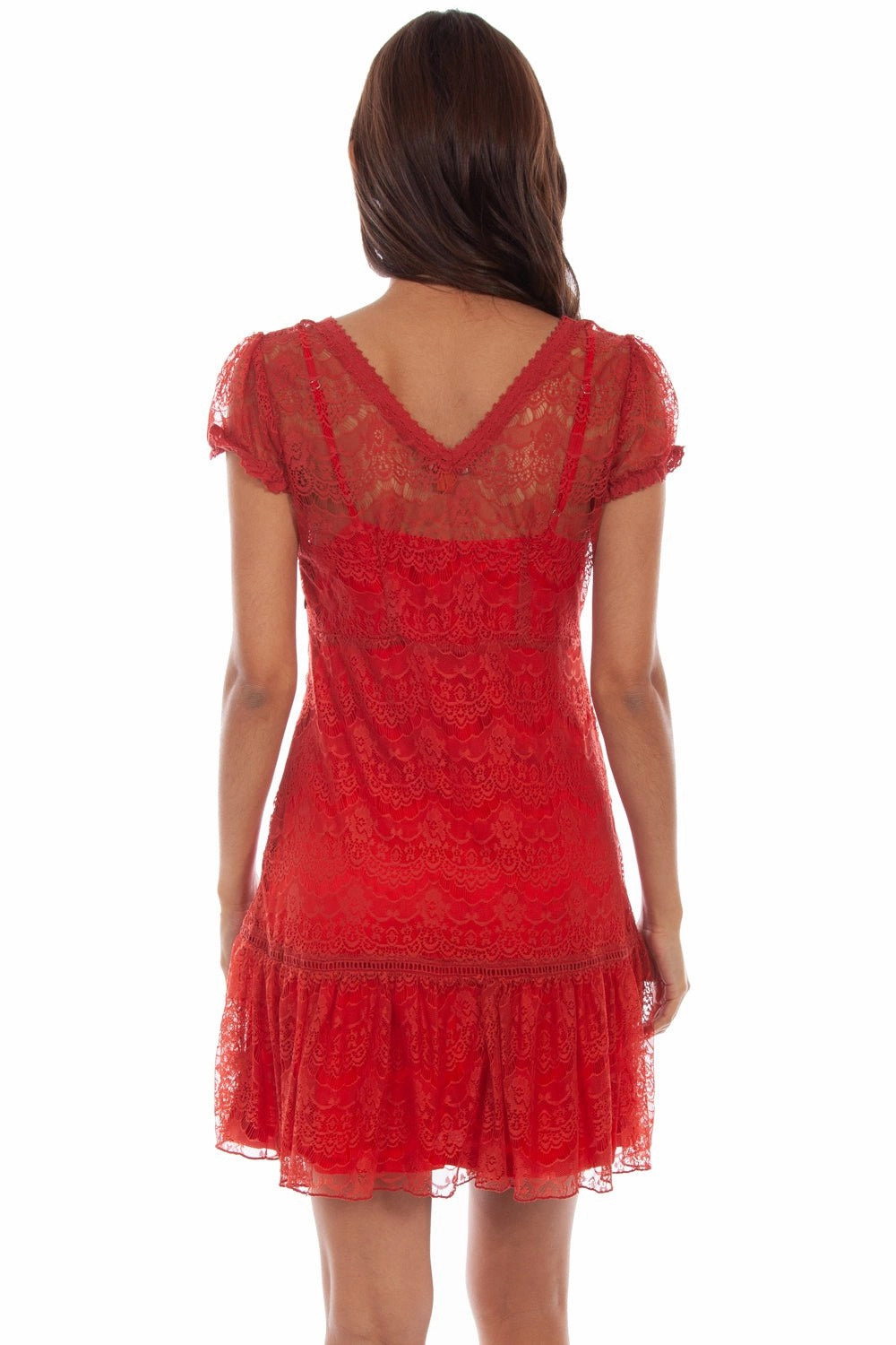 Scully Womens Sunset Nylon Lace S/S Dress Versatile Warmth Heat Retention Lining