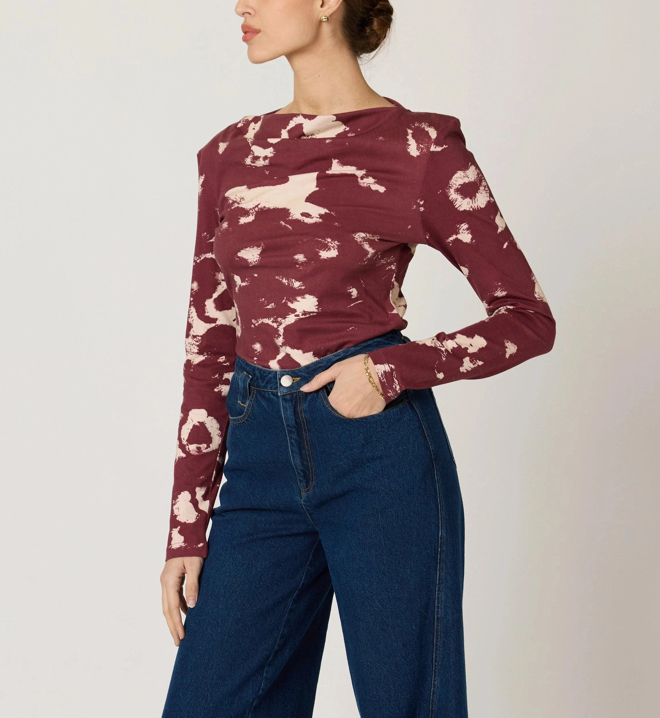 Gina Top | Bold Tamayo Garment Washed Finish