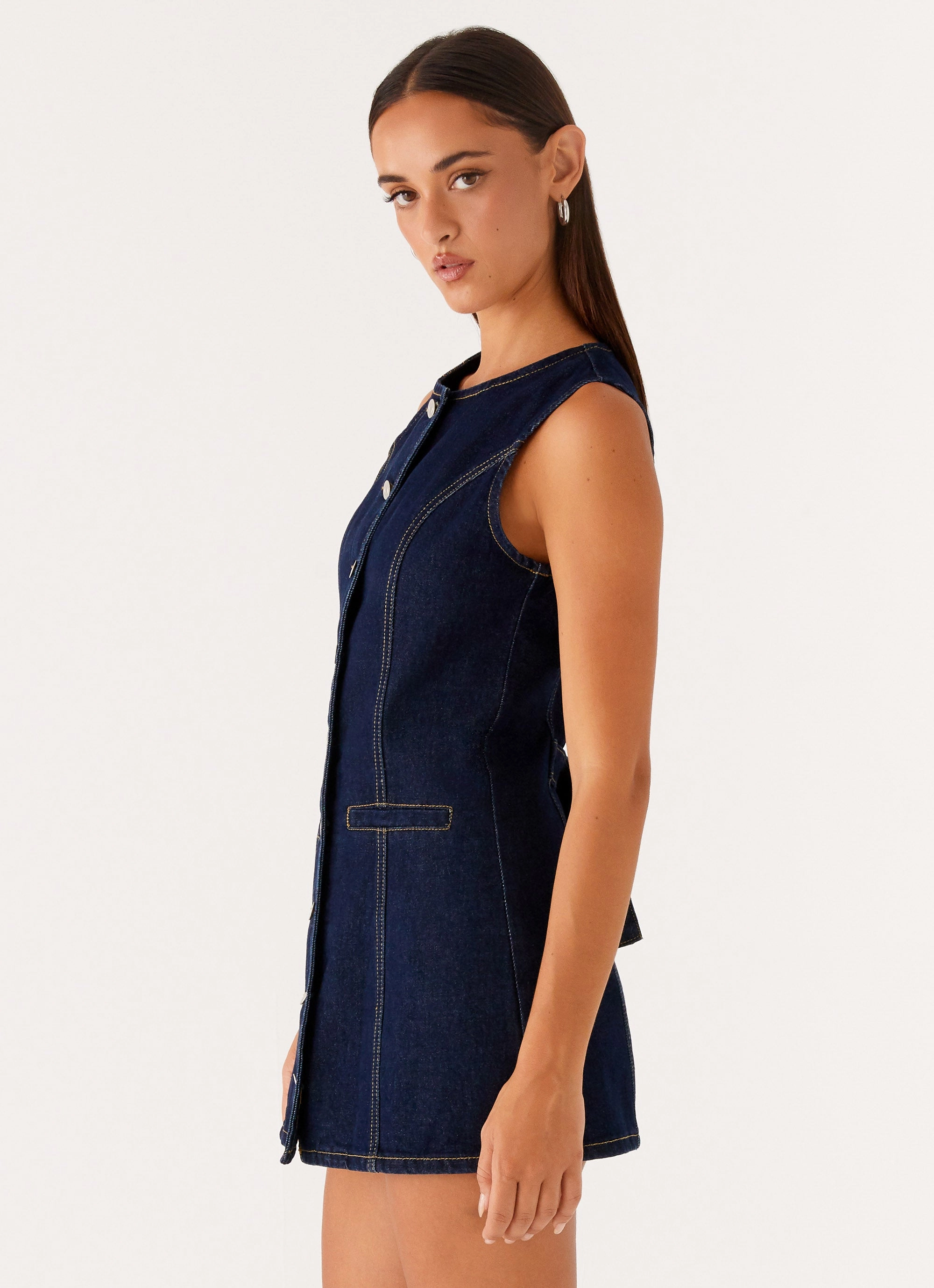 Bridal-Shower Dolton Mini Dress - Indigo