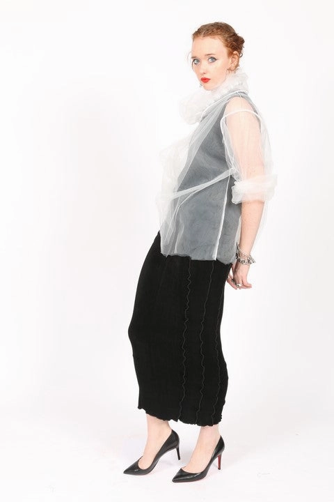 Crochet Style Bold Look SLS124 Slinky Skirt