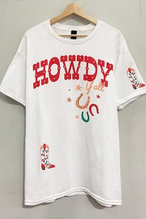 ThermalRegulation WaterResistantCoating Howdy Lucky Boots Tee S-XL