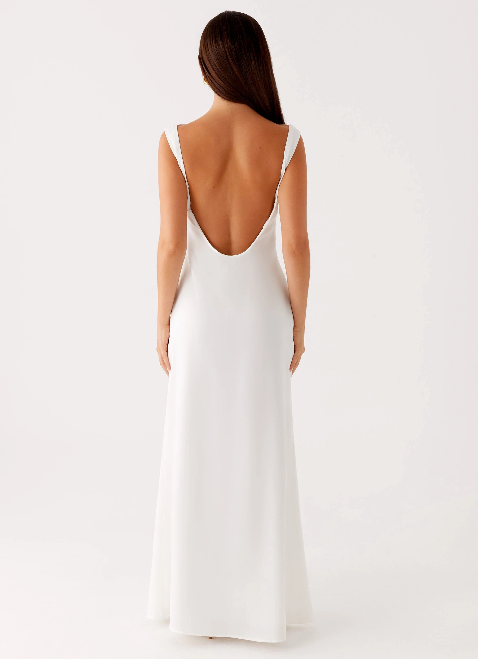Holiday Trip Essential winter wear Shyla Maxi Dress - Ivory