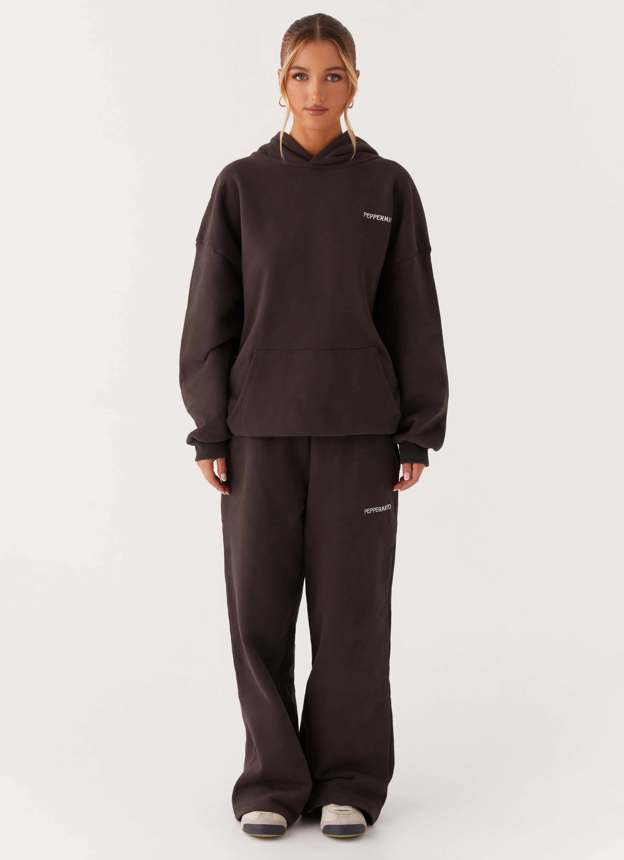 Signature Oversized Hoodie - Charcoal Breathable fabric Ultimate Knitwear