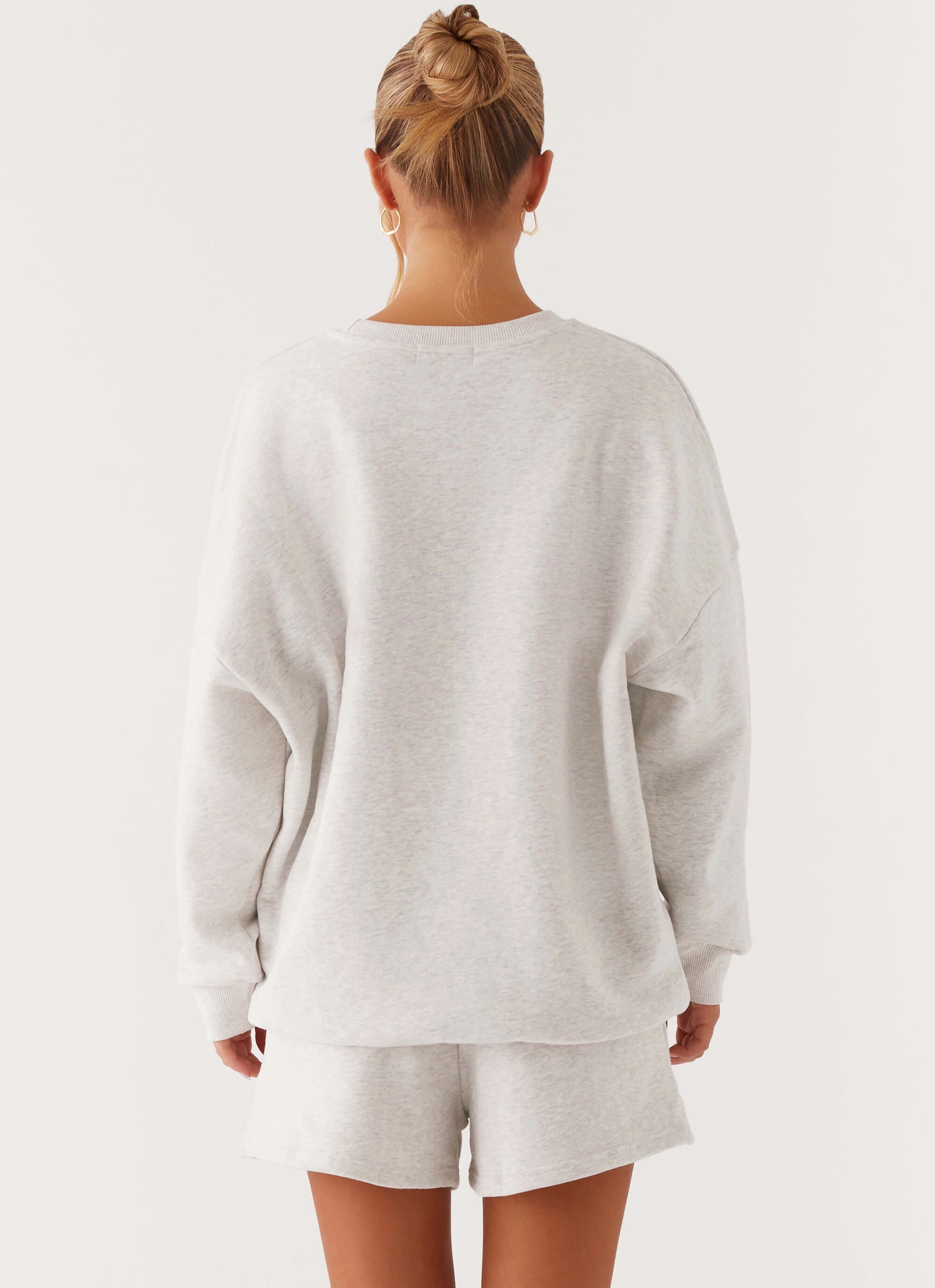 Signature Oversized Sweatshirt - Grey Perfect Layer