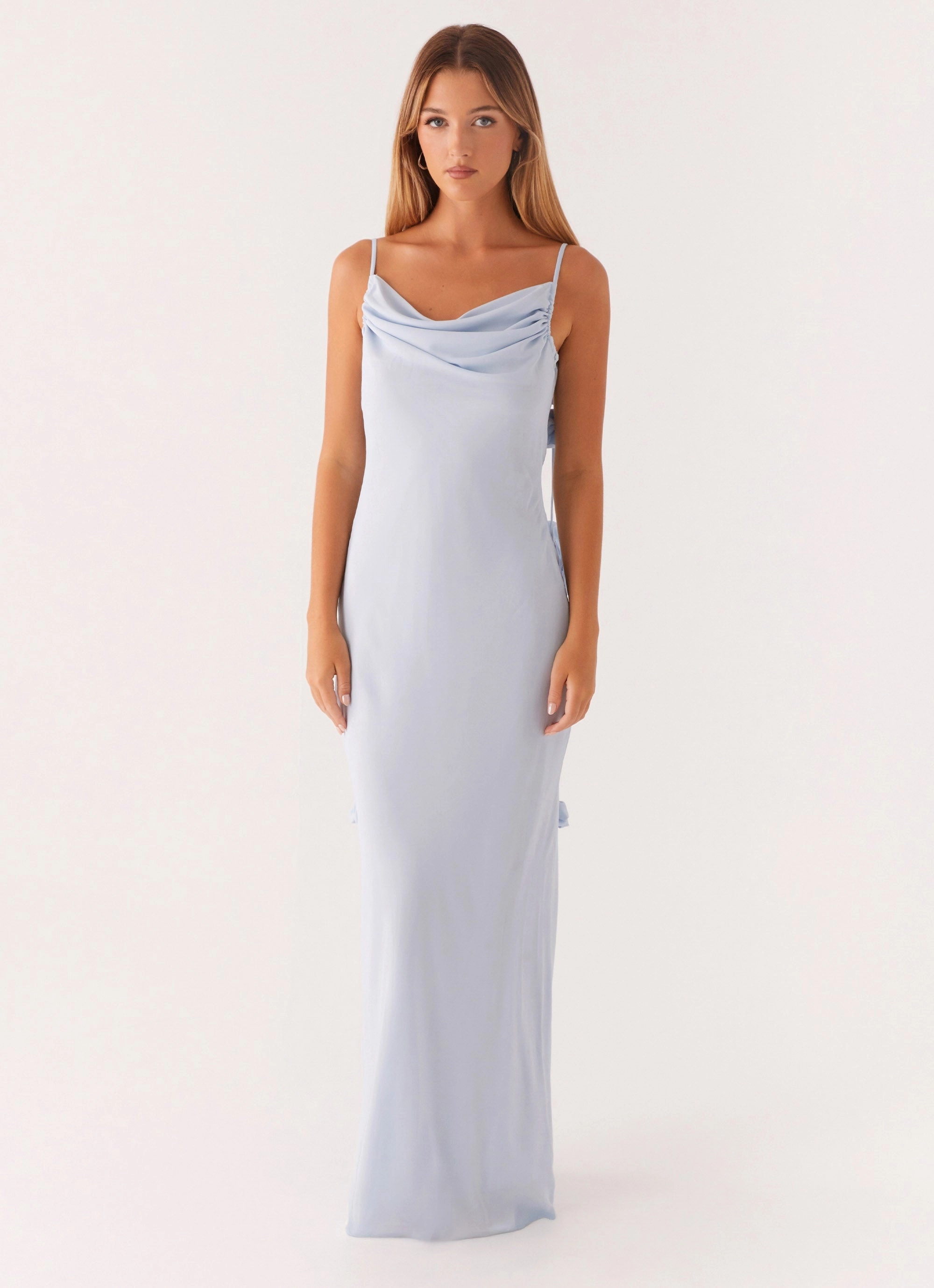 Outdoor Ready Simona Maxi Dress - Pastel Blue