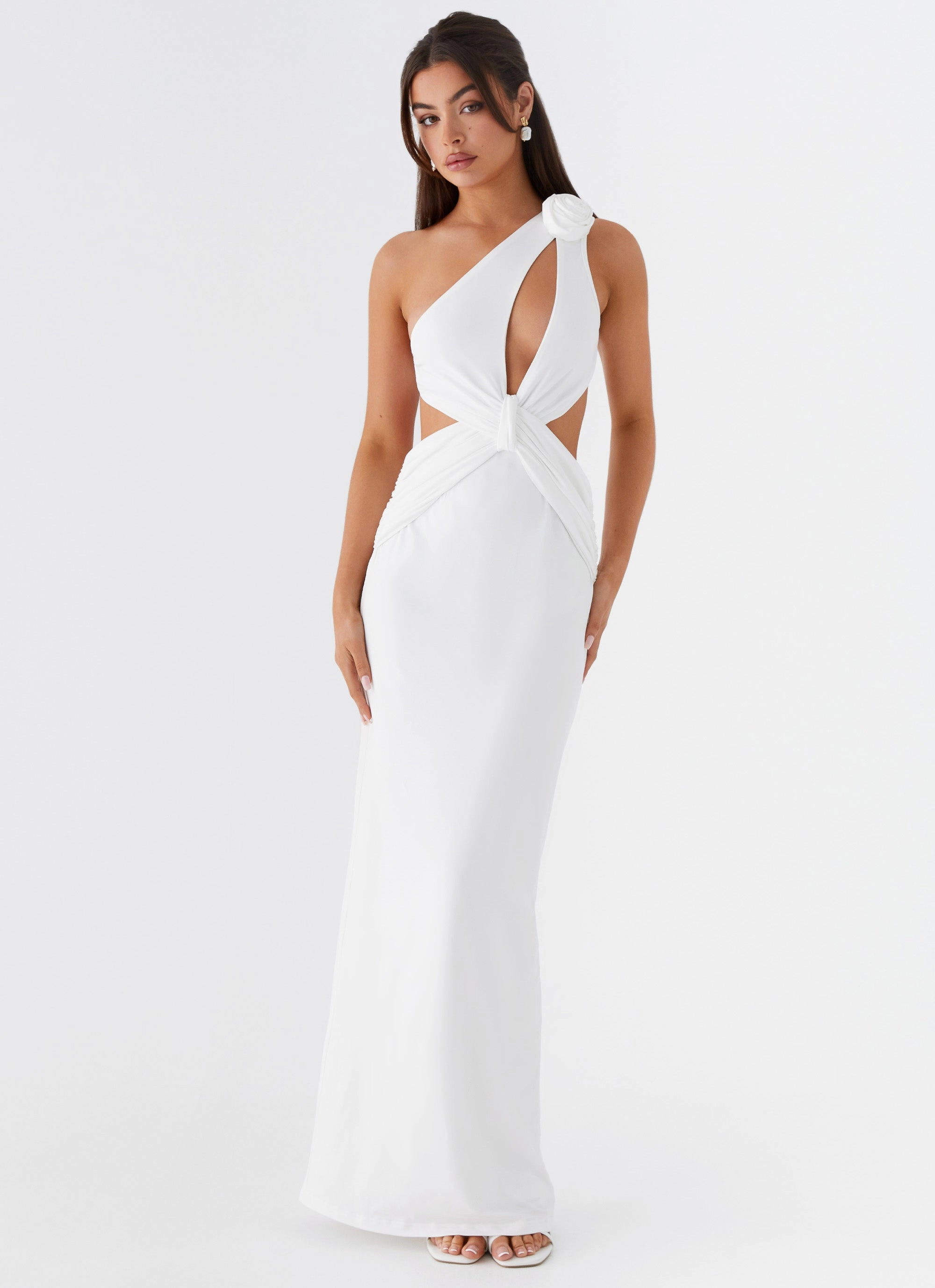 Lovesome Rosa Maxi Dress - White Street Vibe
