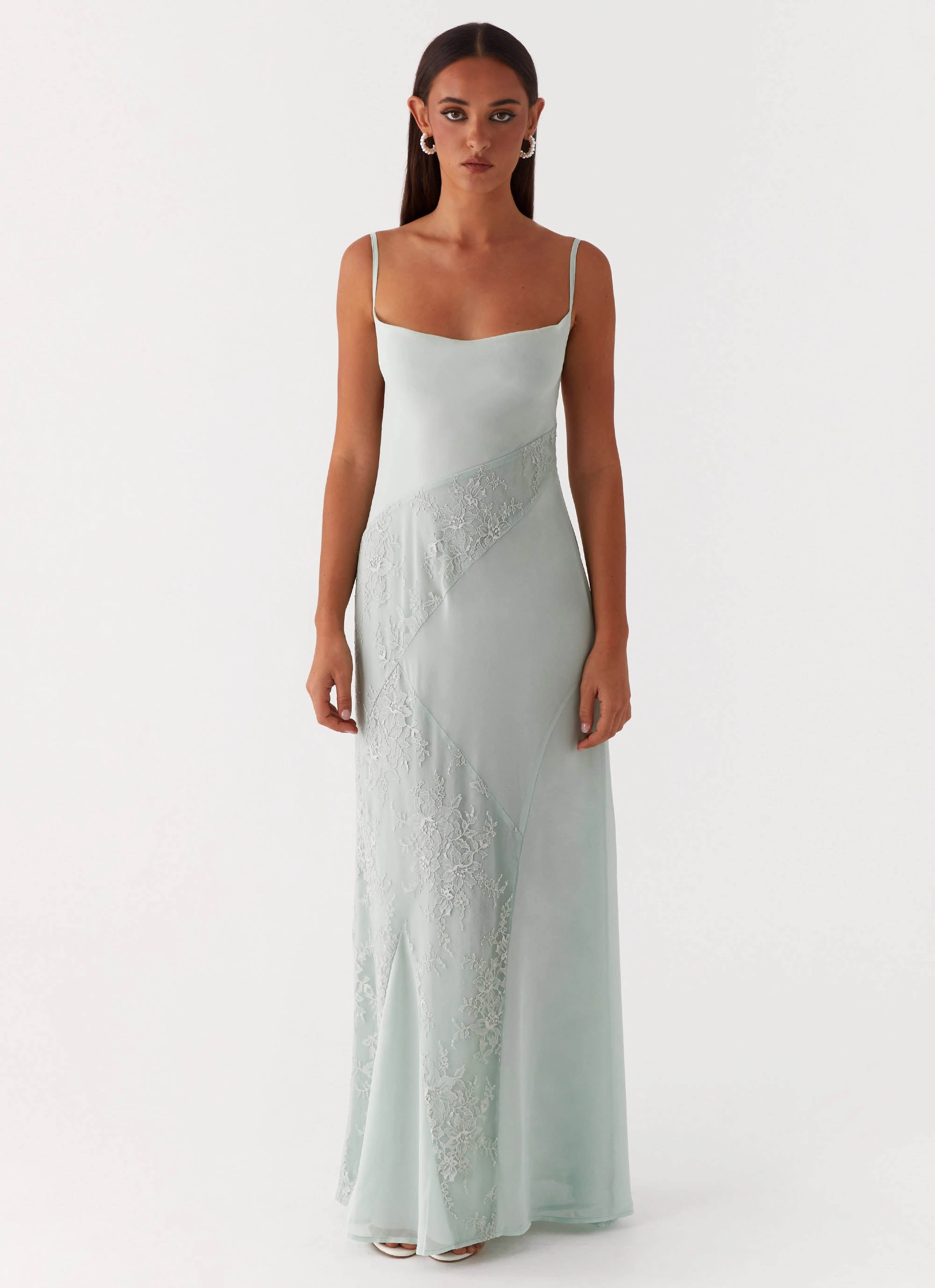 Chill Detail Gabriana Maxi Dress - Sage