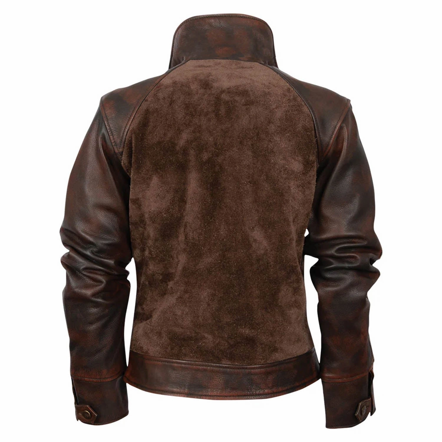 STS Ranchwear Womens The Vanity Cherry Chocolate Leather Jacket Hypoallergenic Lining Non Iron Fabric Tech