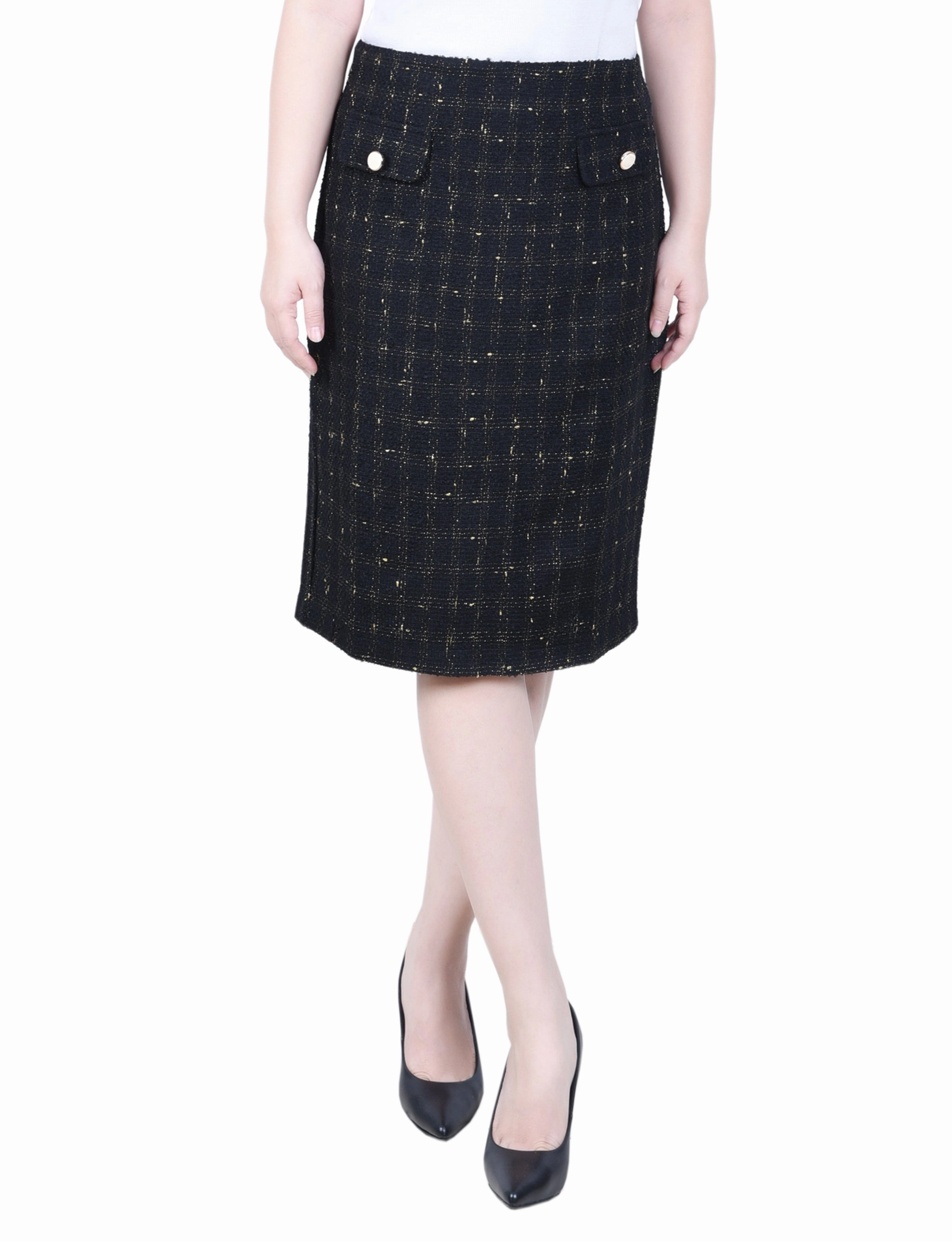 Eco conscious Slim Double Knit Skirt