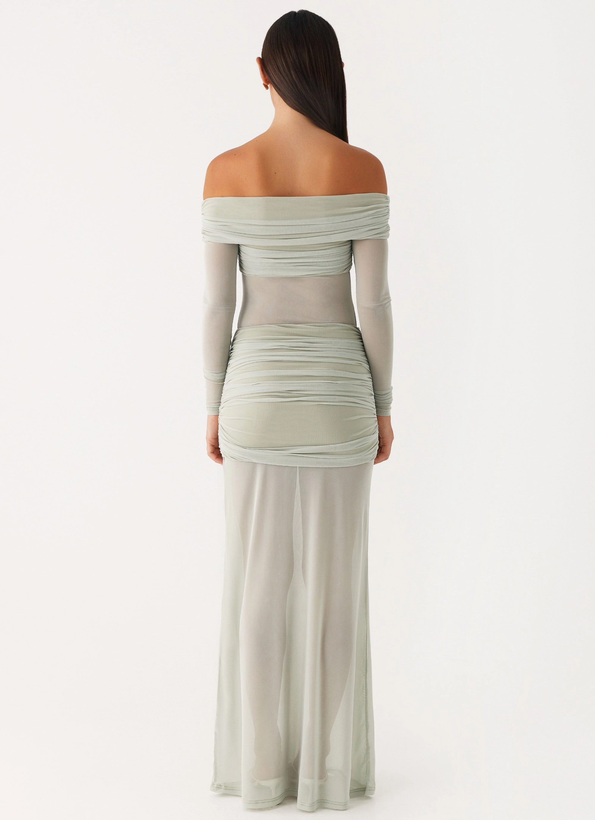 Weekend Casual All-Season Wear Mercy Maxi Dress - Sage
