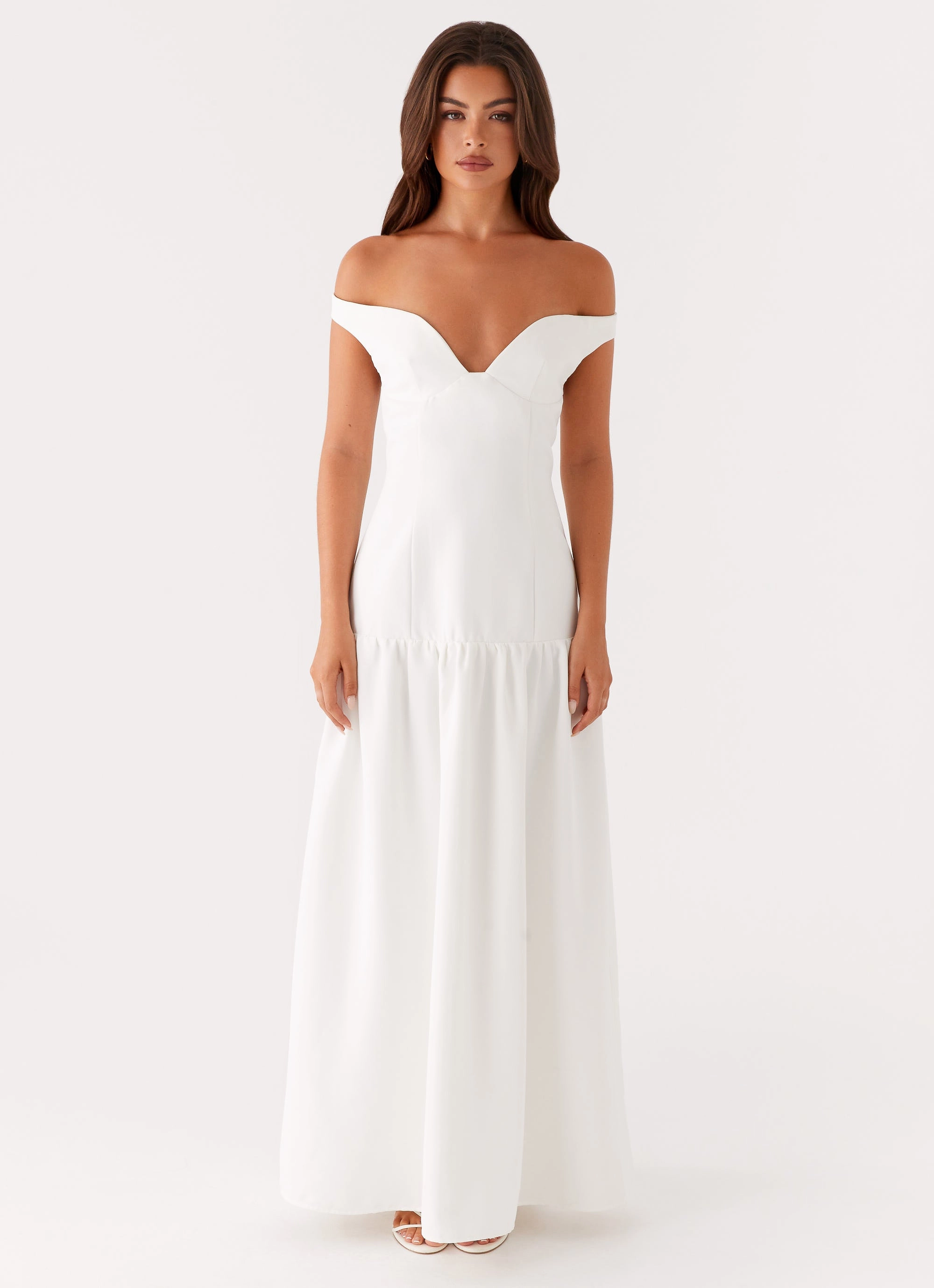 Basel Maxi Dress - White Layered Look