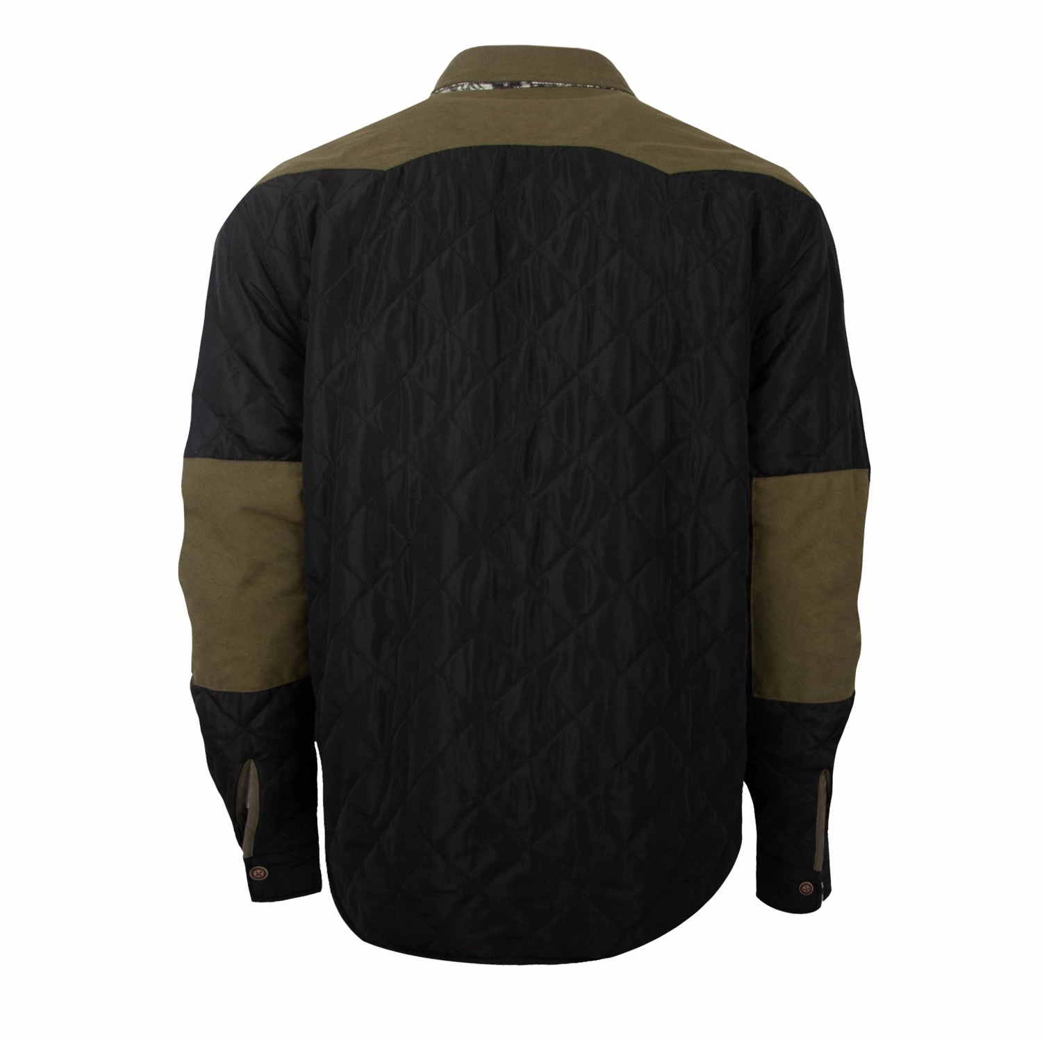 Easy Fit Clean Fit Design STS Ranchwear Mens Everette Reversible Olive/Khaki Poly/Cotton Cotton Jacket