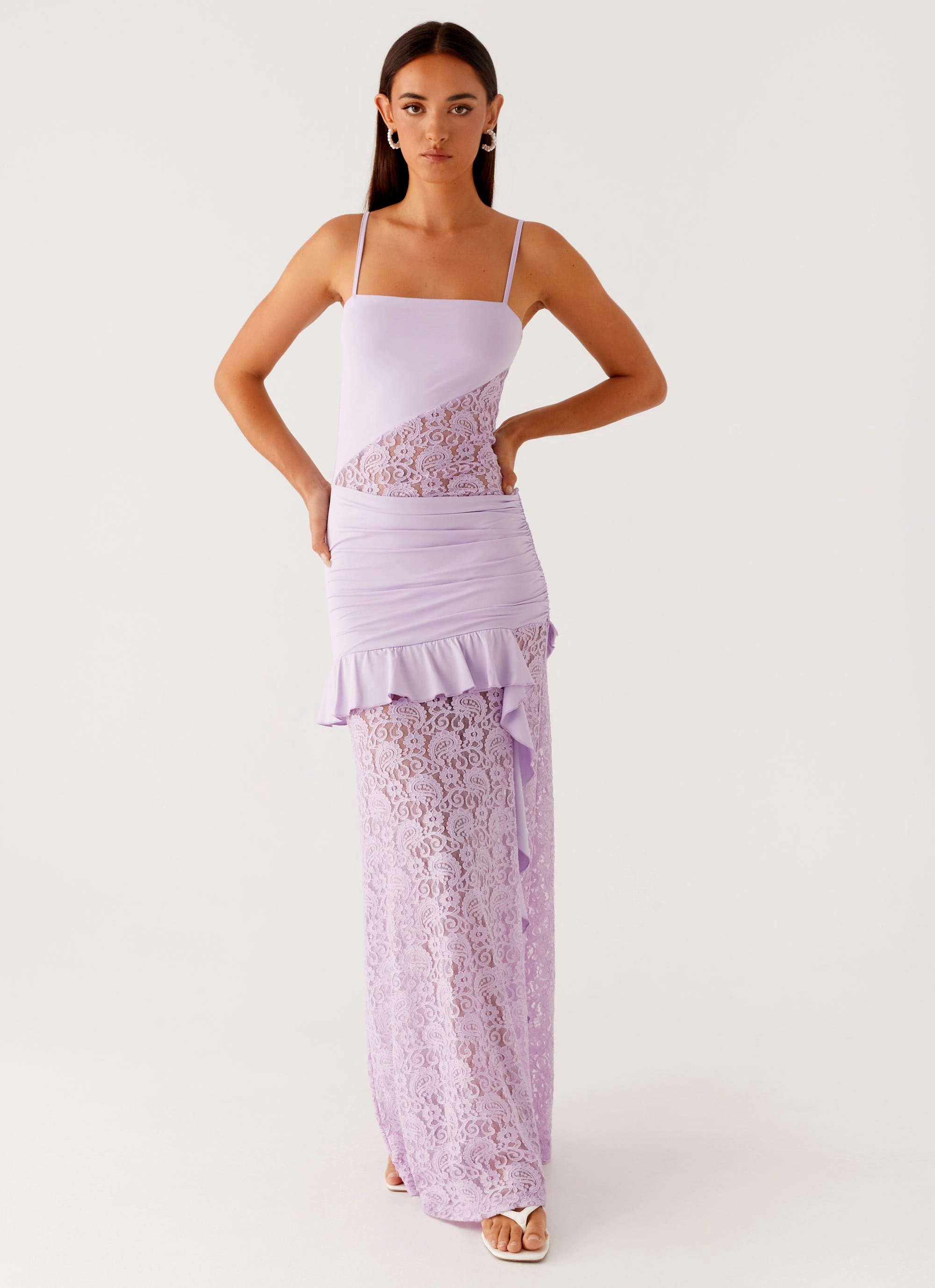 Special-Occasion Flattering Style New Romance Maxi Dress - Lilac
