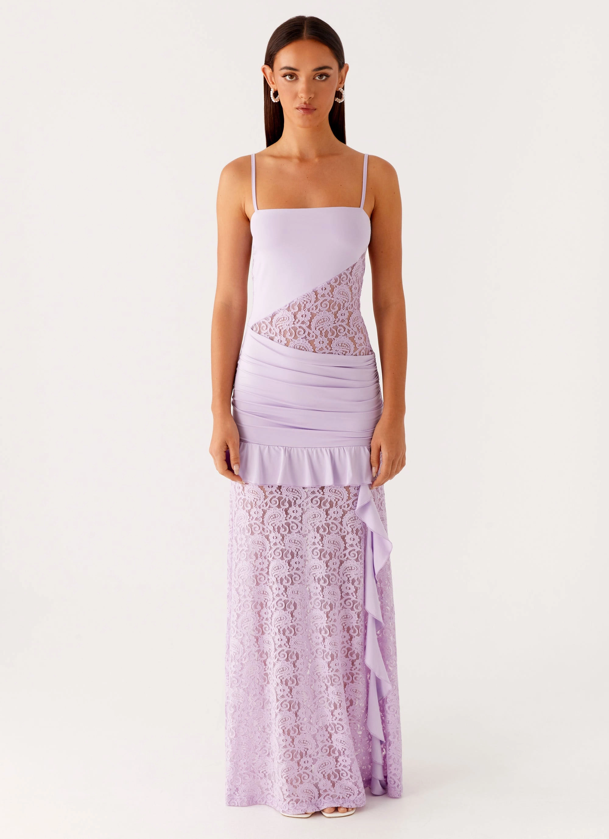 New Romance Maxi Dress - Lilac Flattering Layers Essential Piece