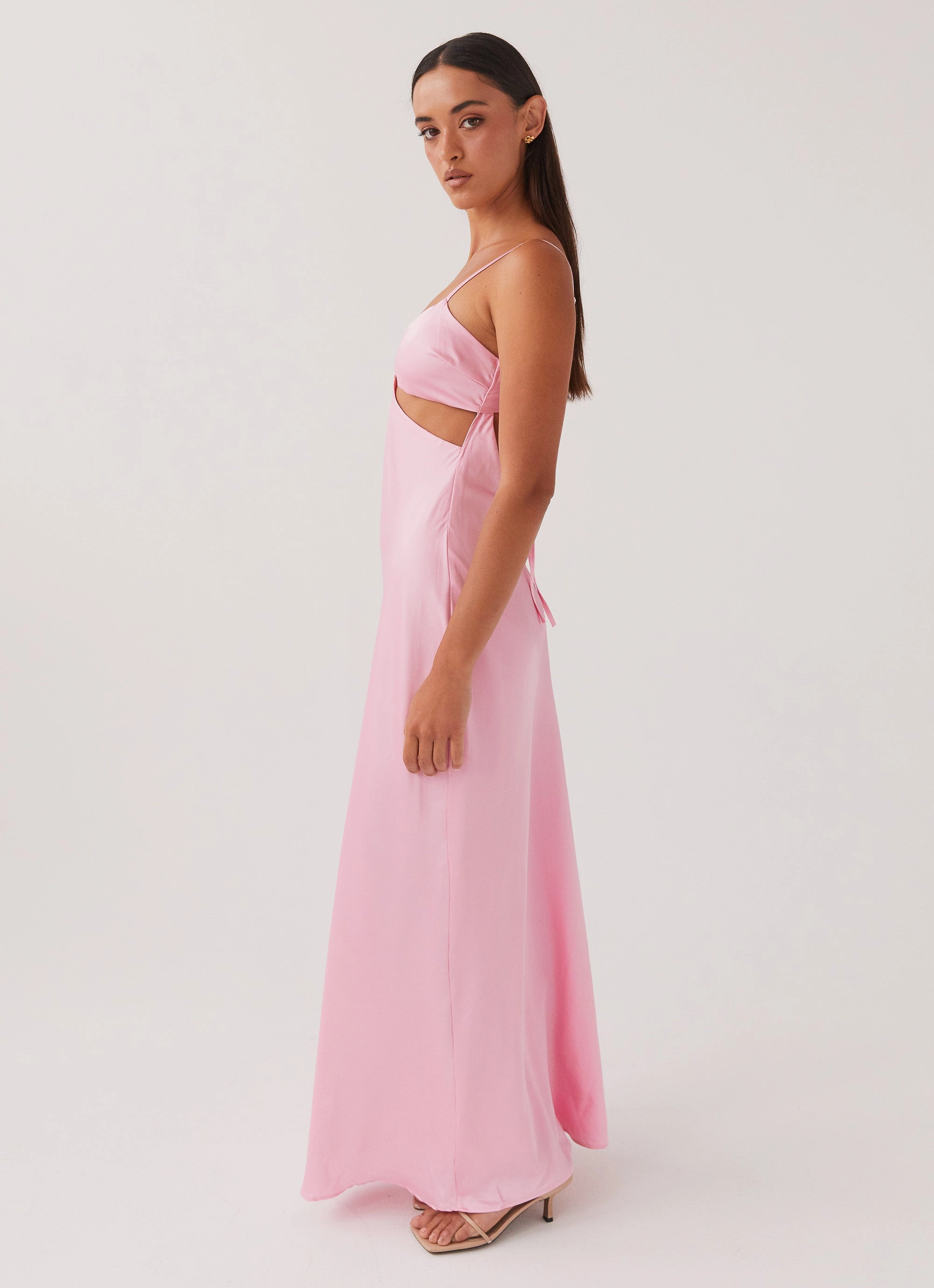 Athleisure Outerwear Pretty In Pink Maxi Dress - Rose Quartz
