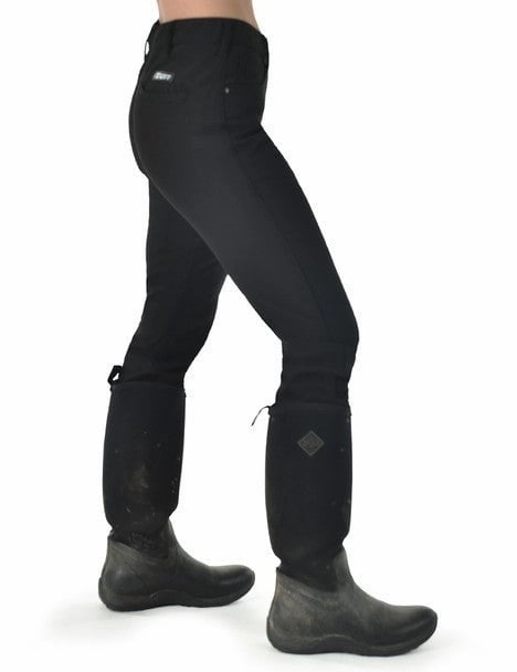Outfit Vibe Street Approved Cowgirl Tuff Womens WPH Tuck-In Black Nylon Work Pants