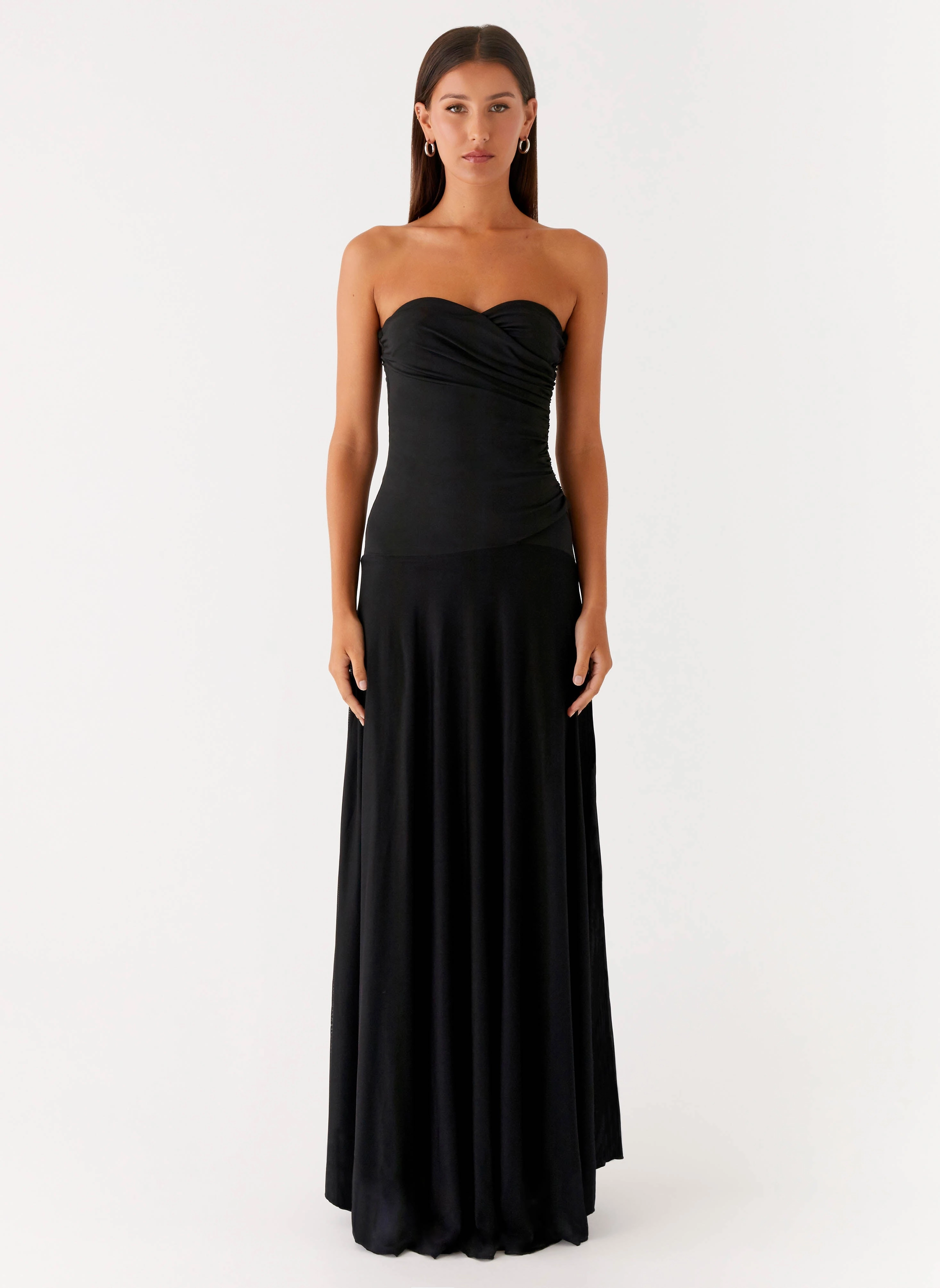 Versatile Coat Ruben Maxi Dress - Black