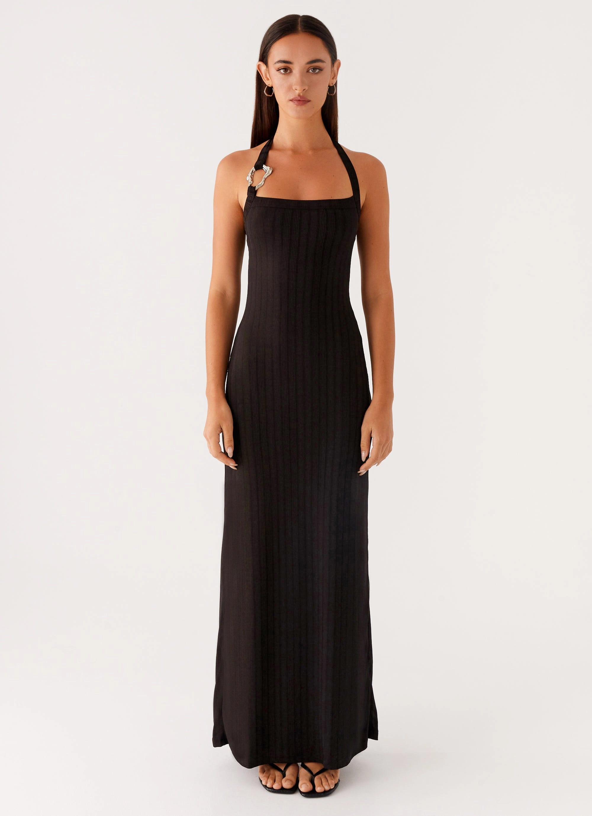 Selene Maxi Dress - Black Seasonal Fit