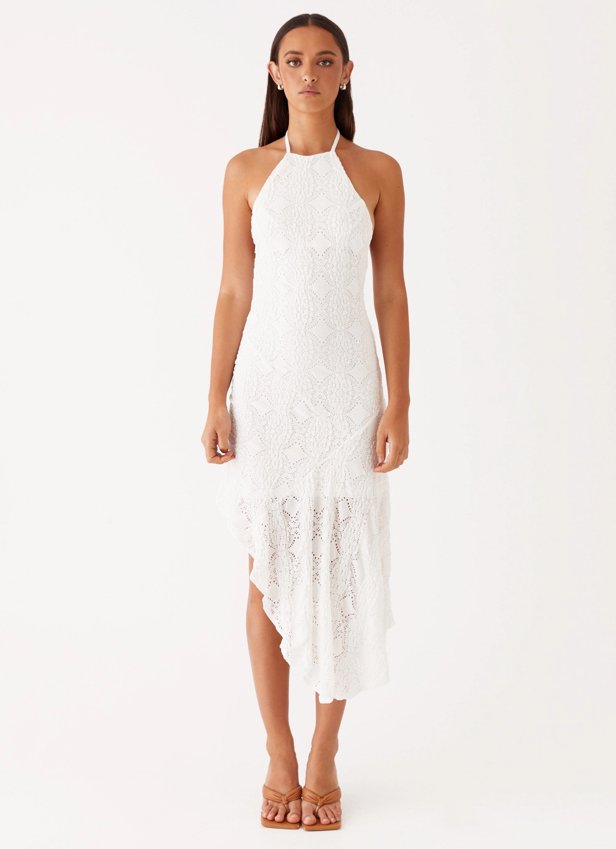 Sondela Maxi Dress - White Breathable Fit vacation look