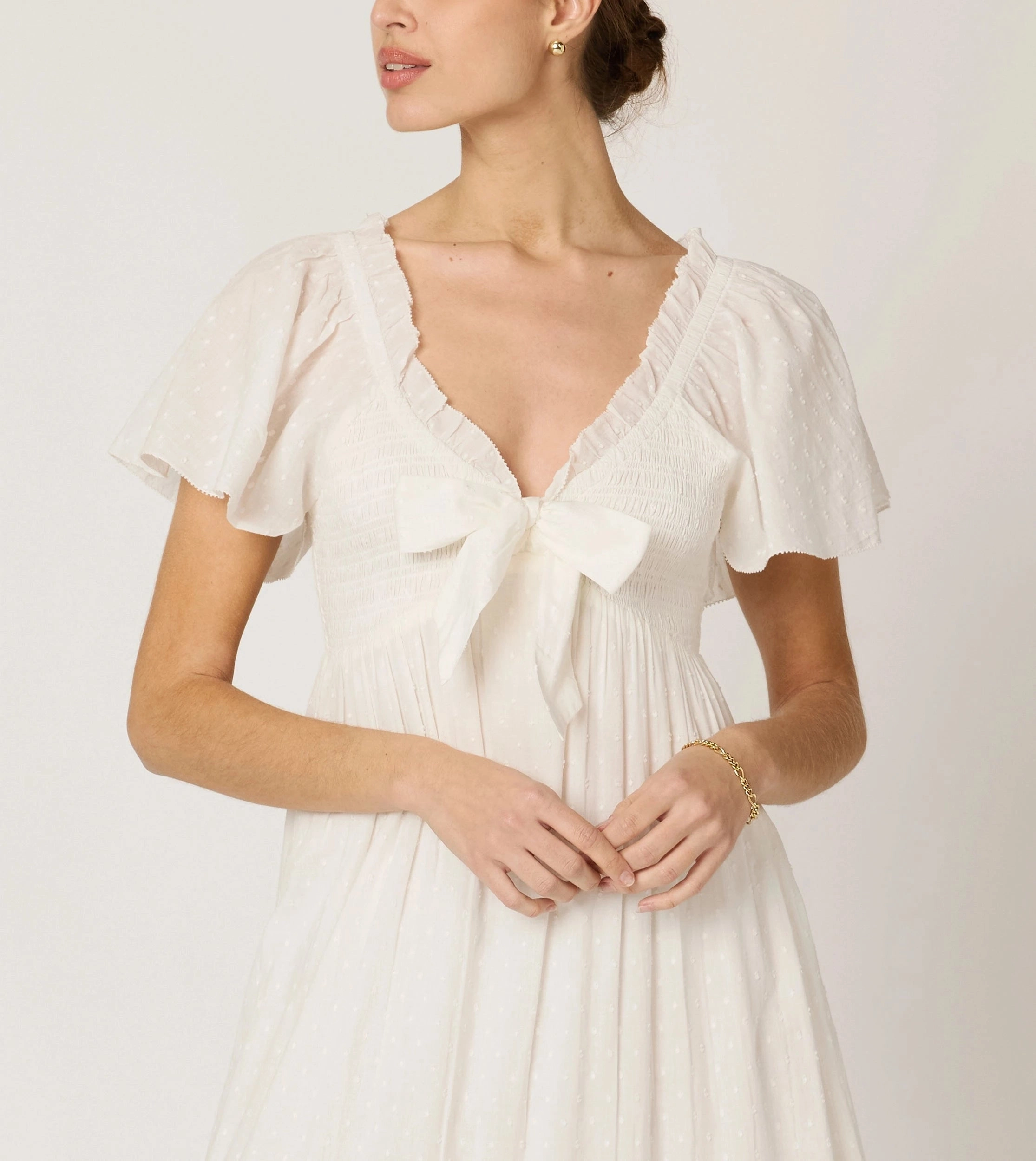 Ashlyn Midi Dress | Ivory Lounge Vibes