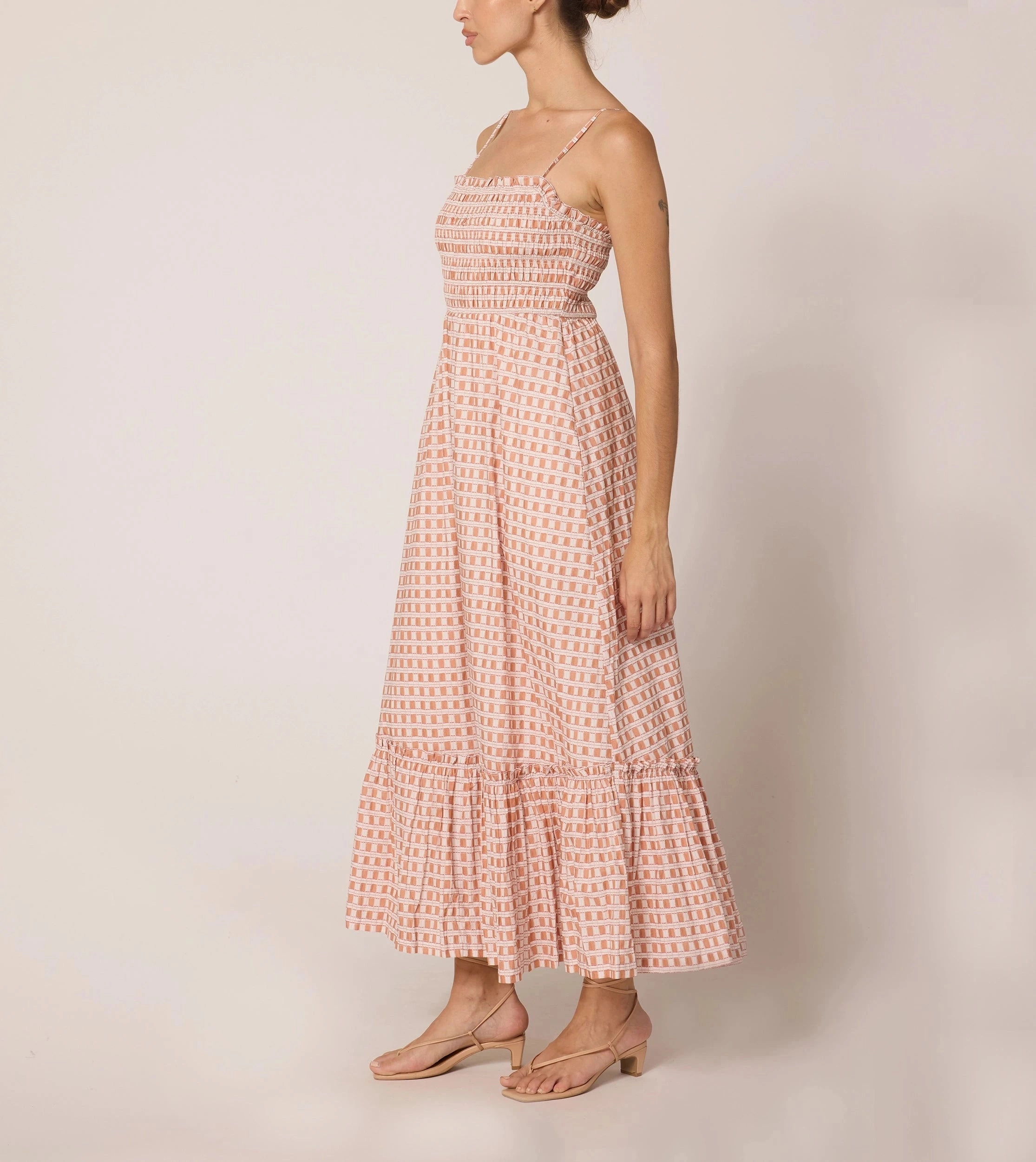 City Flow Magnolia Ankle Dress | Bellini Plaid