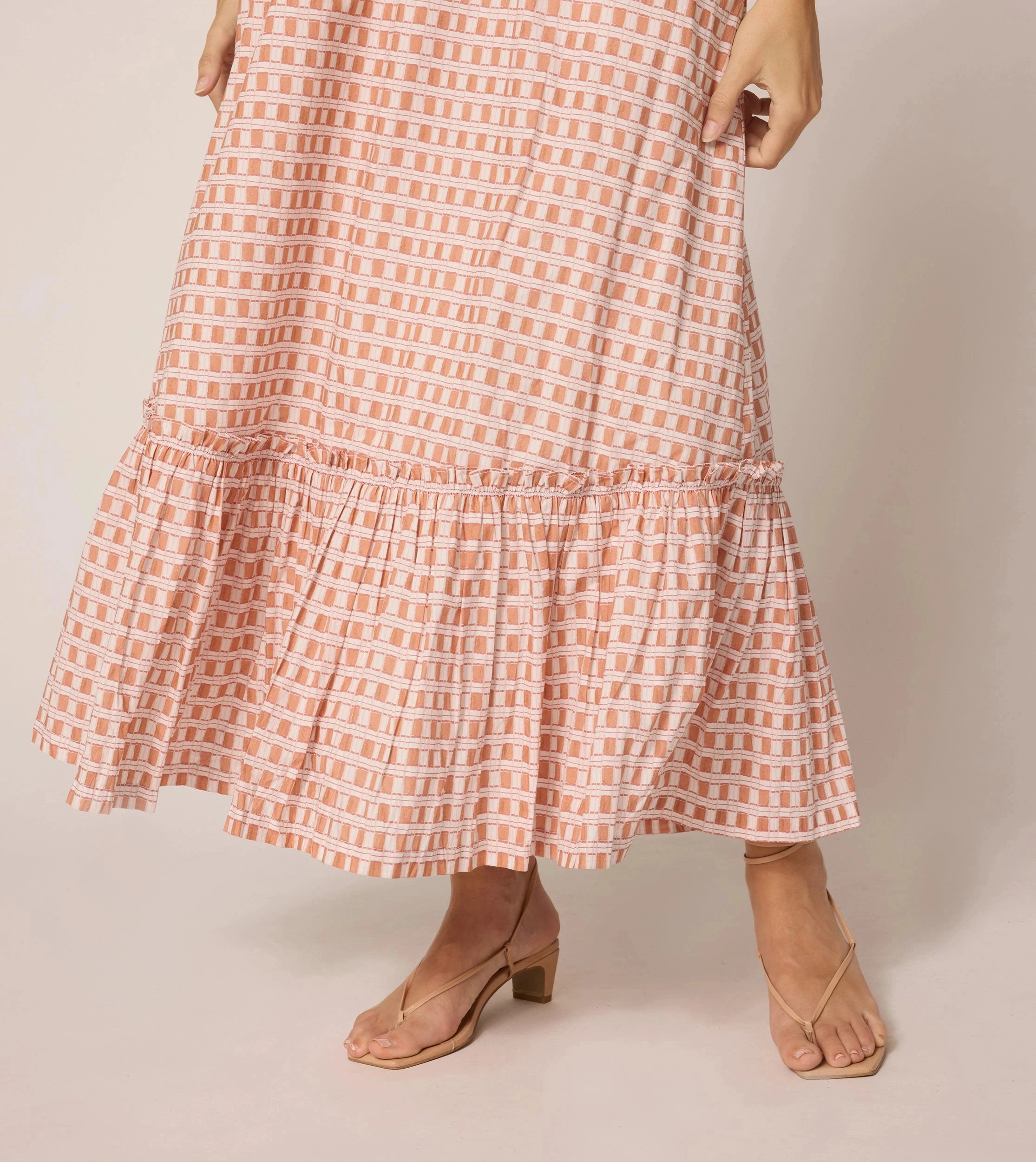 Elegant Appearance Travel Outfit Magnolia Ankle Dress | Bellini Plaid