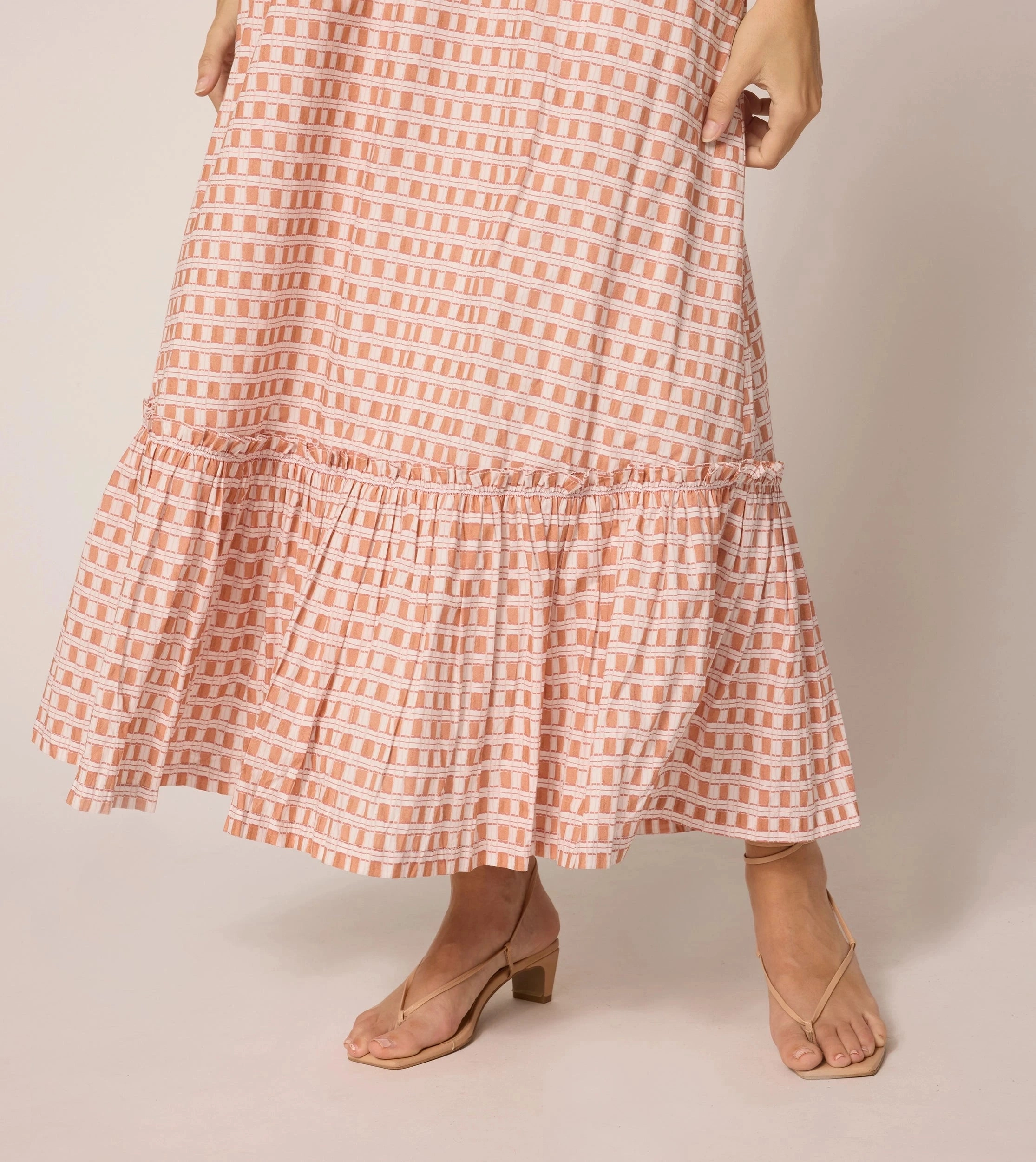 Villa Mood Vintage Style Magnolia Ankle Dress | Bellini Plaid
