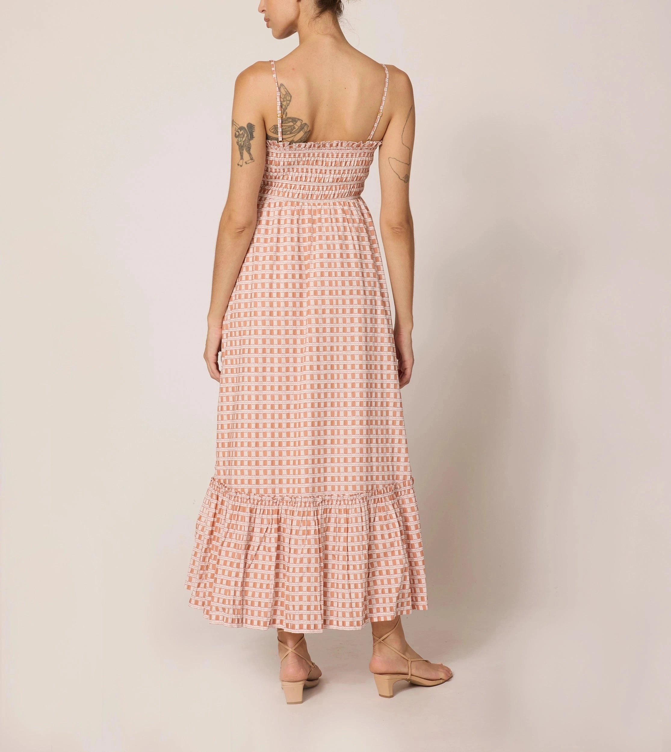 Magnolia Ankle Dress | Bellini Plaid Abrasion-resistant