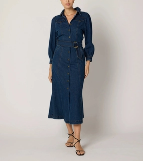 Naya Midi Dress | Denim Chic Design Birthday-Celebration
